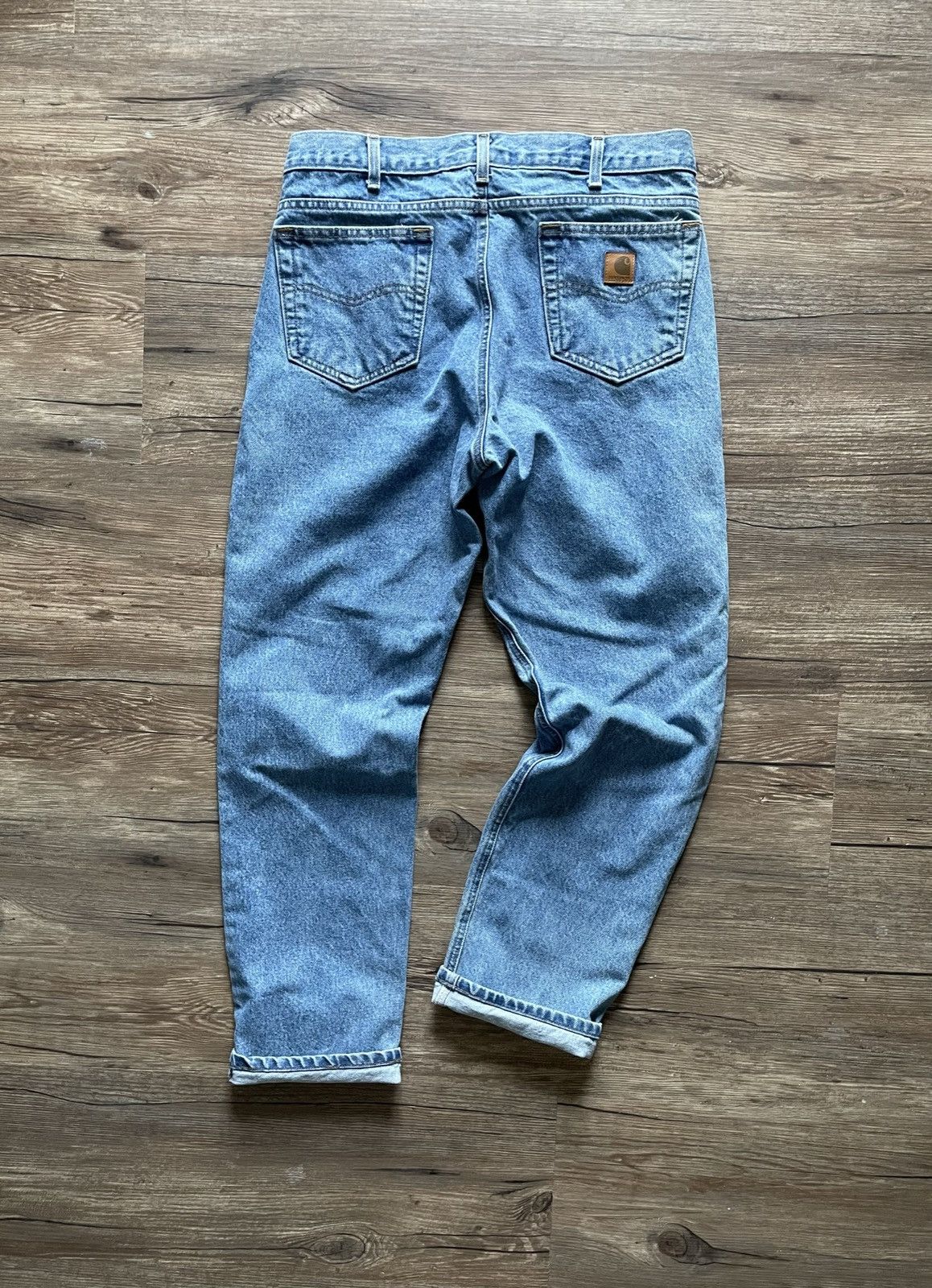 Carhartt Carhartt Denim Jeans Pants Workwear Vintage Carpenter Light Size US 34 / EU 50 - 3 Thumbnail