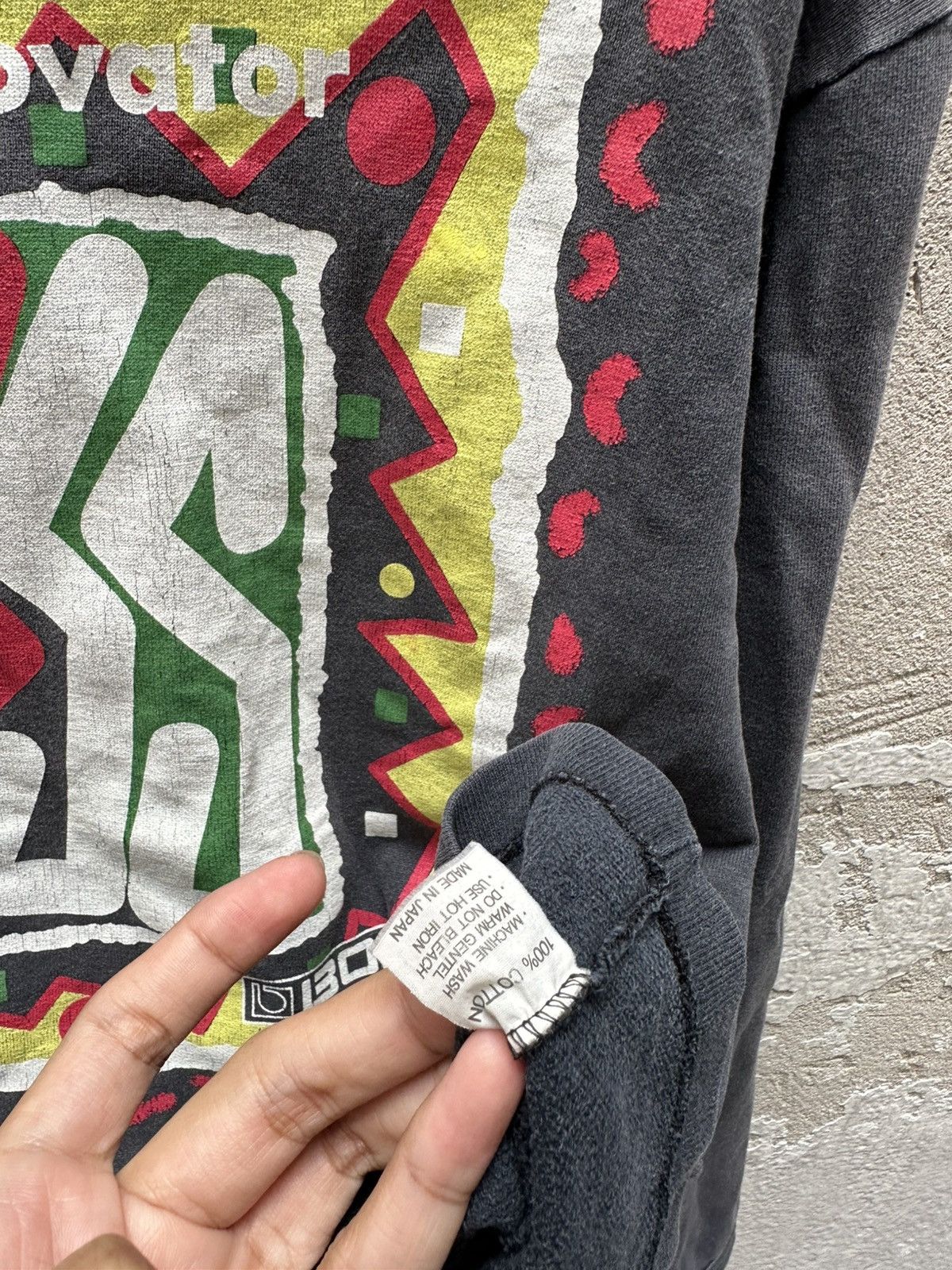 Band Tees Vintage 90's Boss " A Sound Invator " Longsleeve Faded Tees Size US L / EU 52-54 / 3 - 5 Thumbnail