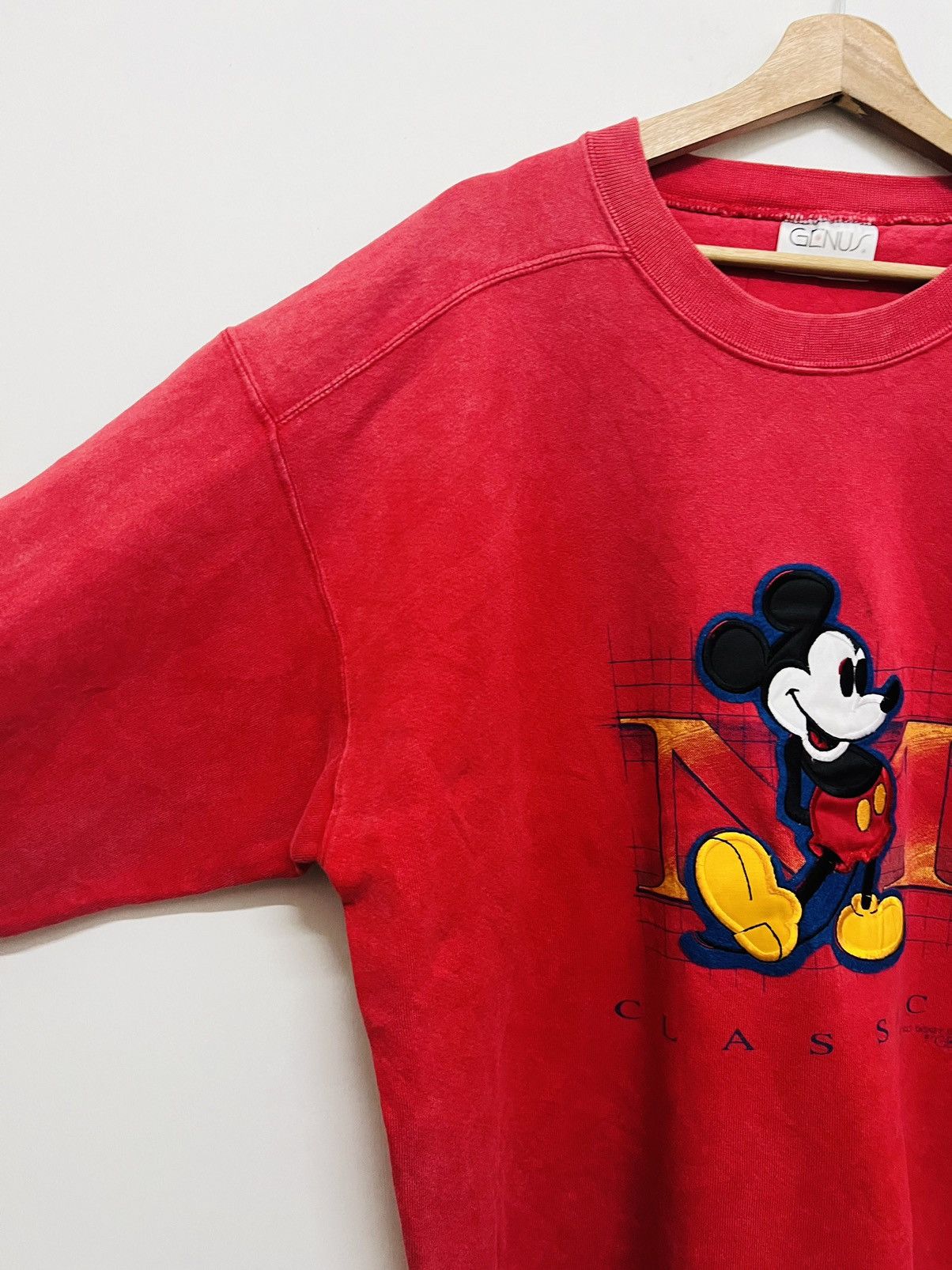 Disney × Mickey Mouse × Vintage Vintage 90s Mickey Mouse Oversize Crewneck Size US XL / EU 56 / 4 - 7 Thumbnail