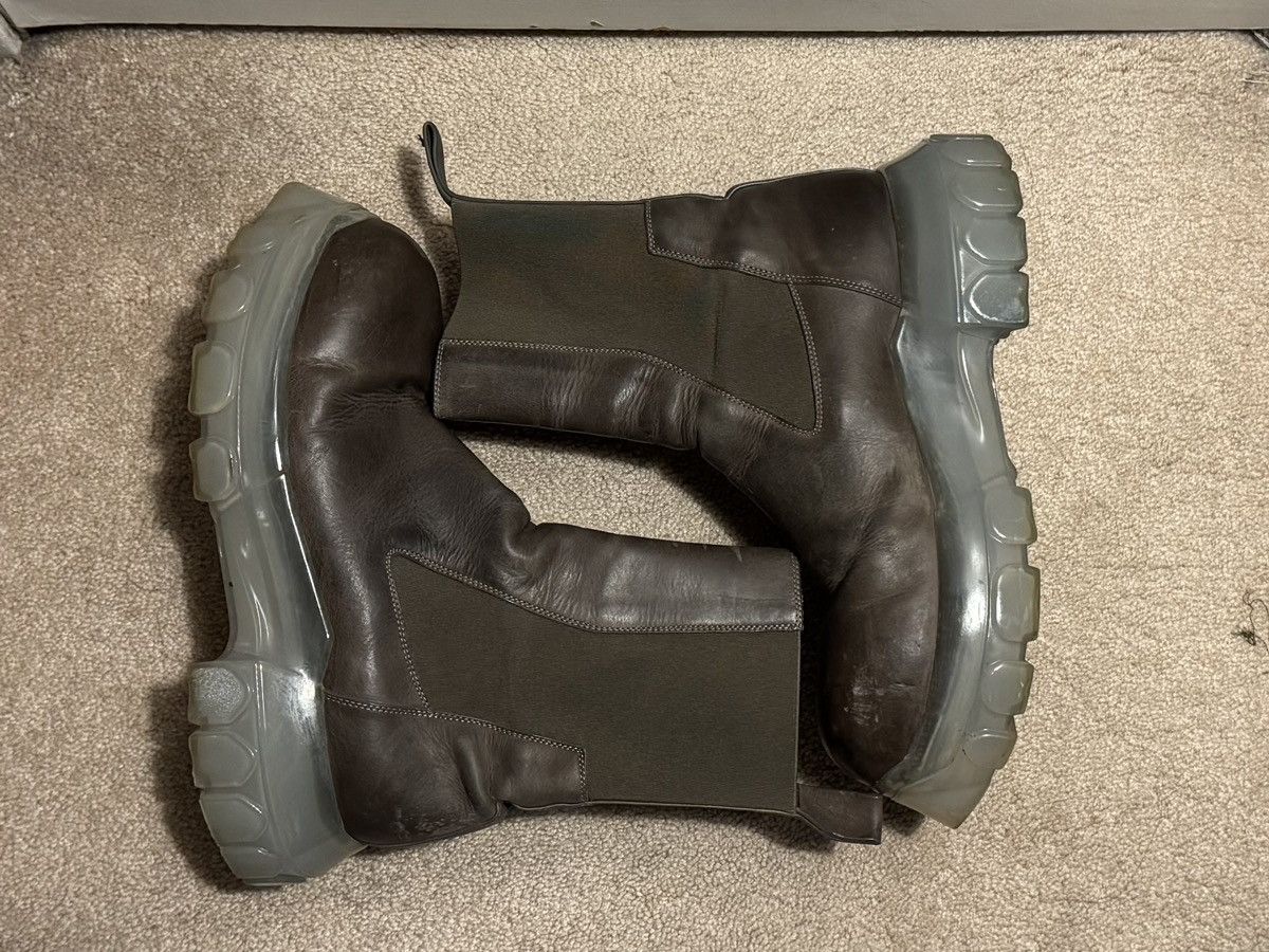 Rick Owens Beatle Bozo Tractor Boots with Clear Sole Size US 7 / EU 40 - 1 Thumbnail