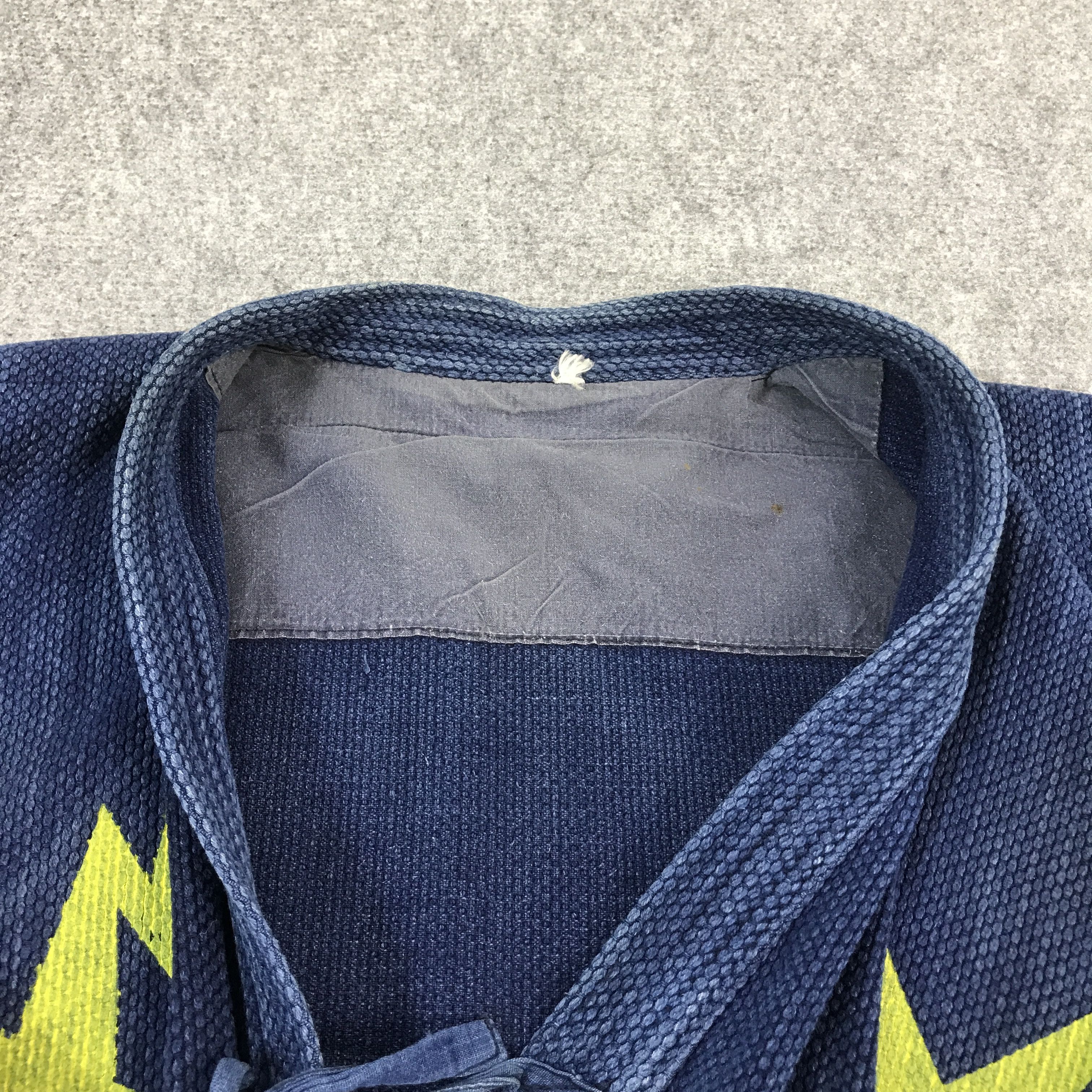 Japanese Brand KIMONO BLUE INDIGO CARDIGAN JAPAN JACKET Size US L / EU 52-54 / 3 - 7 Thumbnail