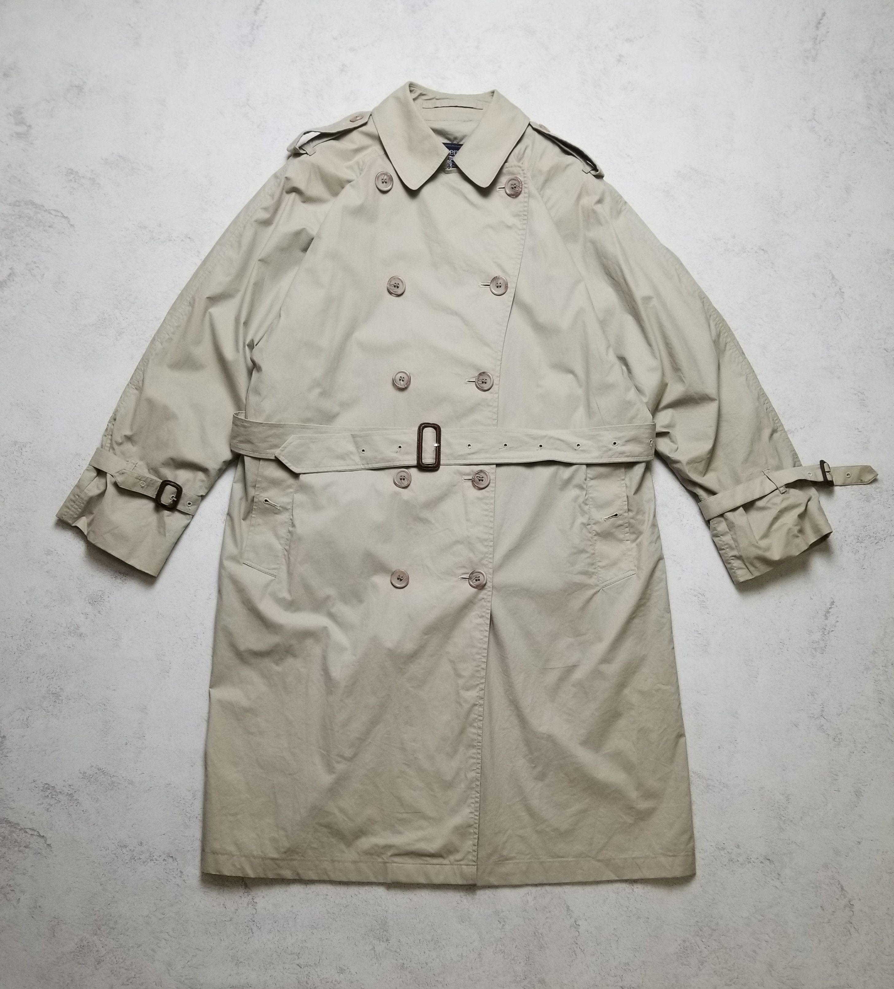 Burberry Burberrys Exlong 100% Cotton Duble Blessted Trench Coat Size M / US 6-8 / IT 42-44 - 1 Thumbnail