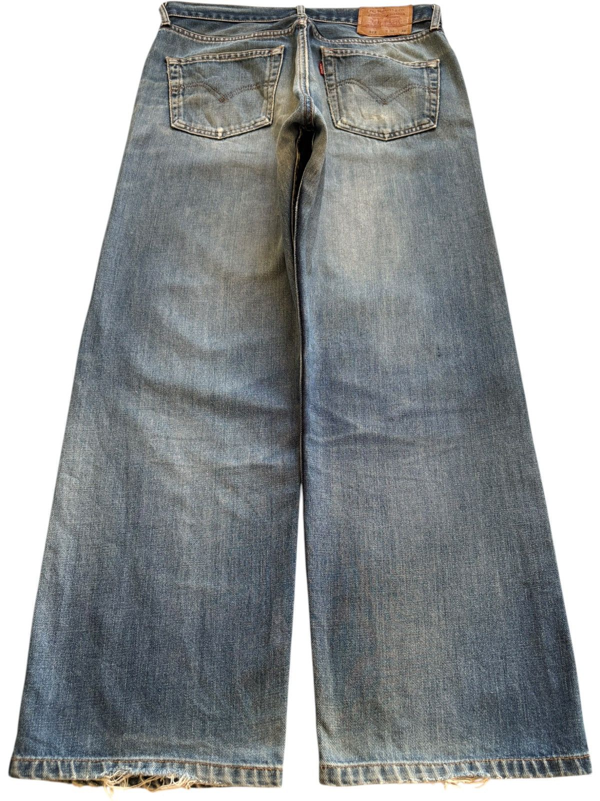 Levi's Vintage 90s Levis 512 Mud Wash Distress Baggy Jeans Size US 33 - 2 Thumbnail