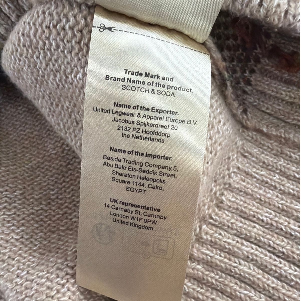 Scotch & Soda Scotch & Soda Mountain Tannin Loose Fit Pullover Sweater M Size US M / EU 48-50 / 2 - 10 Thumbnail