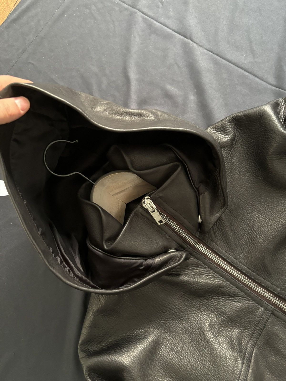 Rick Owens Rick Owen’s Black Leather Jacket Size US S / EU 44-46 / 1 - 2 Thumbnail