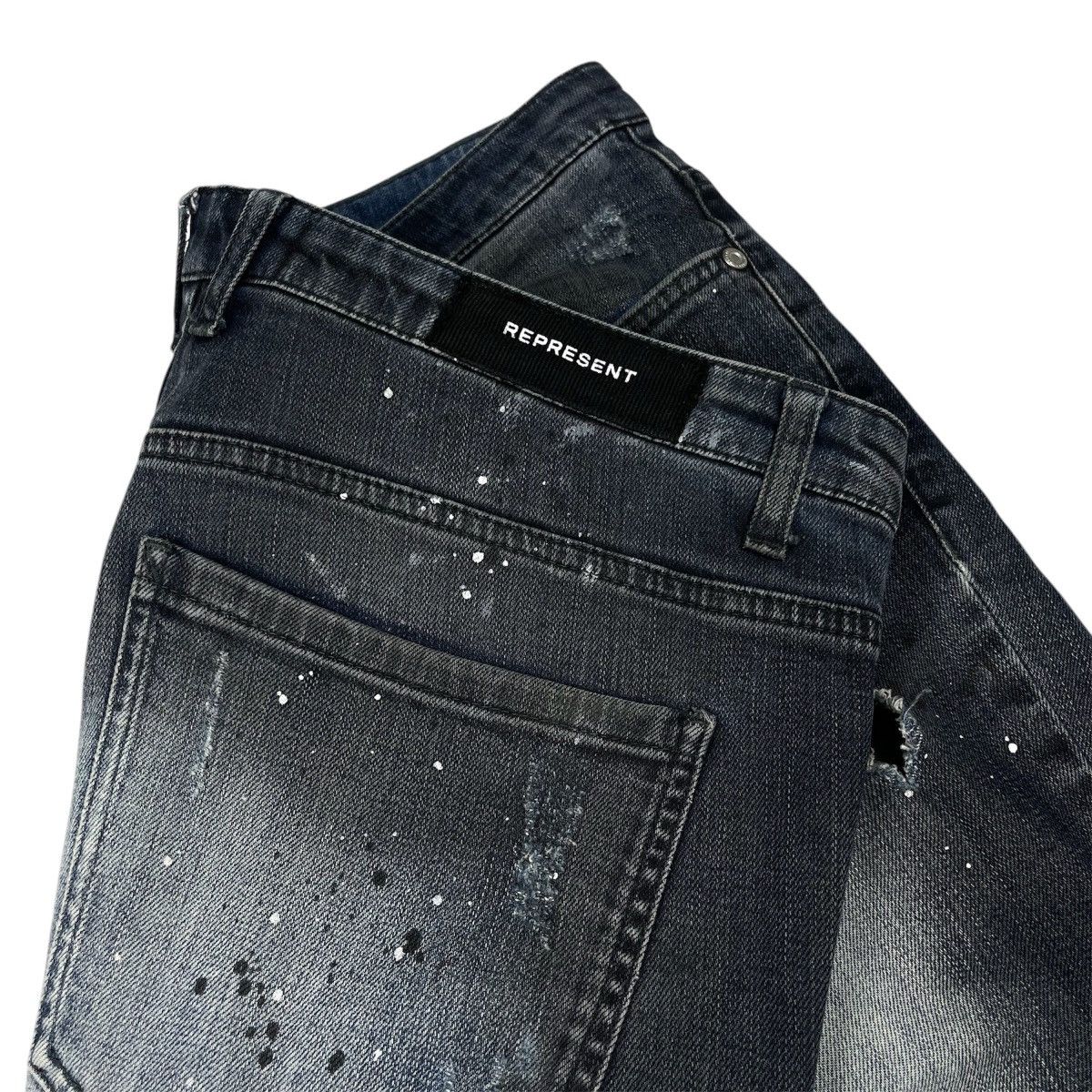 Represent Clo. Represent Essential Distressed Work Paint Jeans Size US 34 / EU 50 - 7 Thumbnail