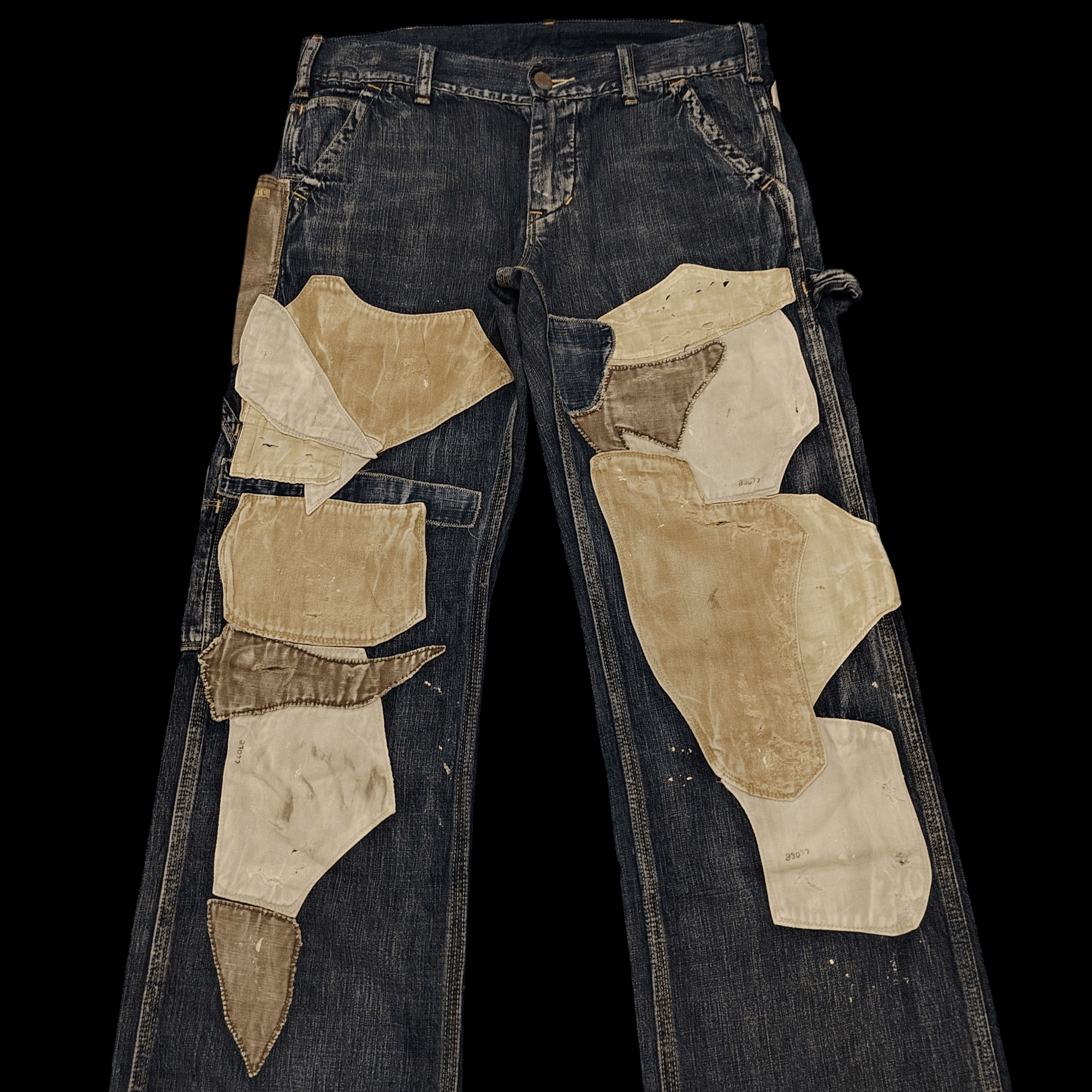 Kapital Kountry 💥Insane💥 Vtg Denim & Dungaree Patchwork design soft denim Size US 30 / EU 46 - 2 Thumbnail