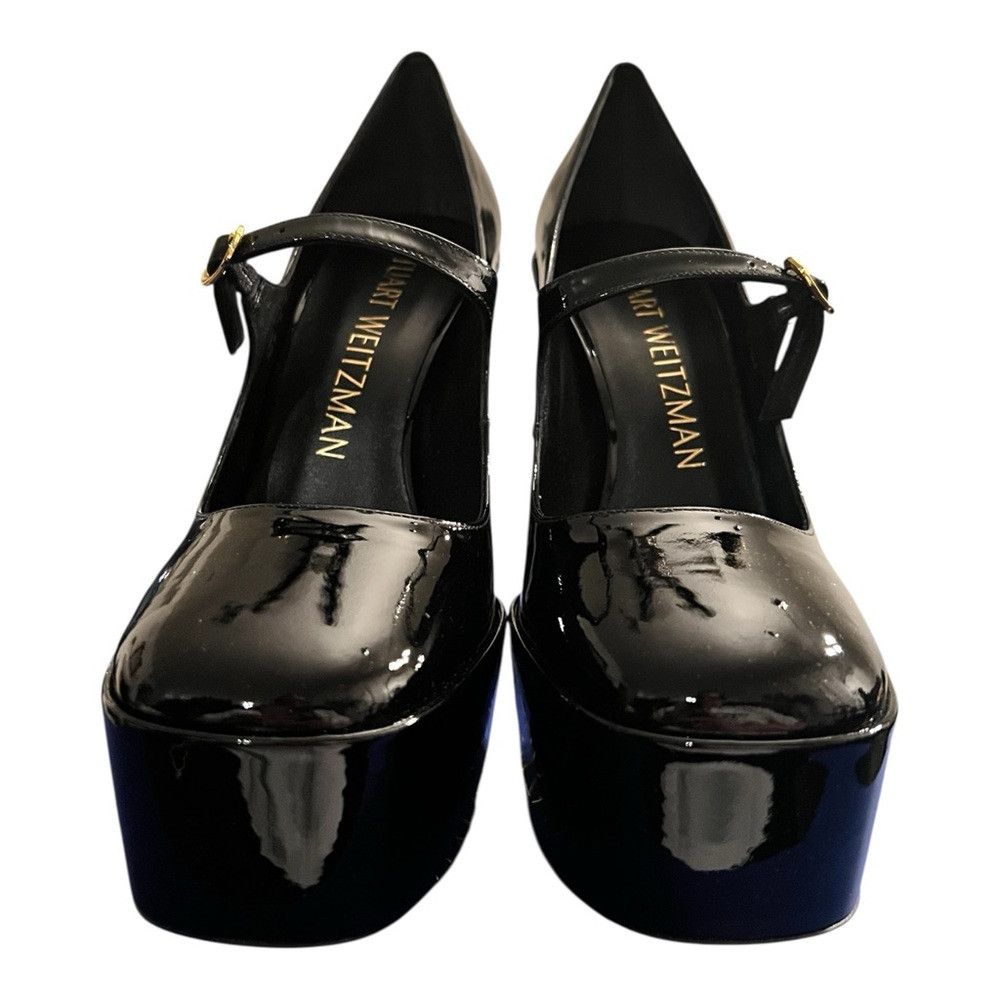 Stuart Weitzman Stuart Weitzman Skyhigh 145 Mary Jane Platform Pumps Black Size US 9 / IT 39 - 7 Thumbnail