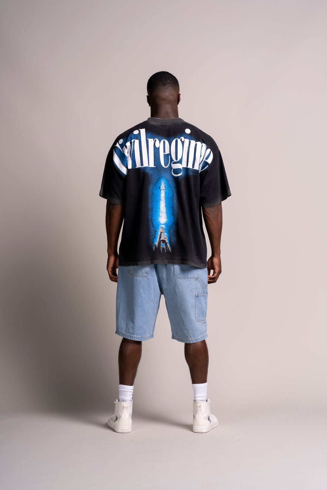 Civil Regime Star Wars Concrete Blue Crystal Tee in Vintage Black Size US L / EU 52-54 / 3 - 5 Thumbnail