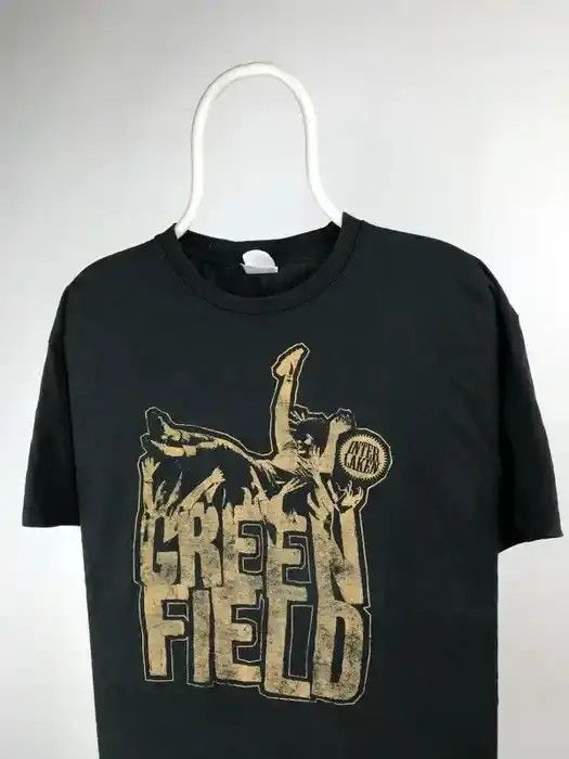 Band Tees Green field T-shirt rock band tee size XLarge Size US XL / EU 56 / 4 - 2 Thumbnail