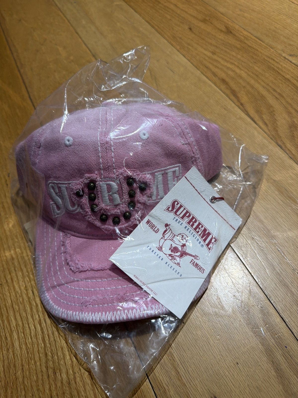 Supreme × True Religion Supreme true religion mesh back 6 panel pink hat Size ONE SIZE - 3 Thumbnail