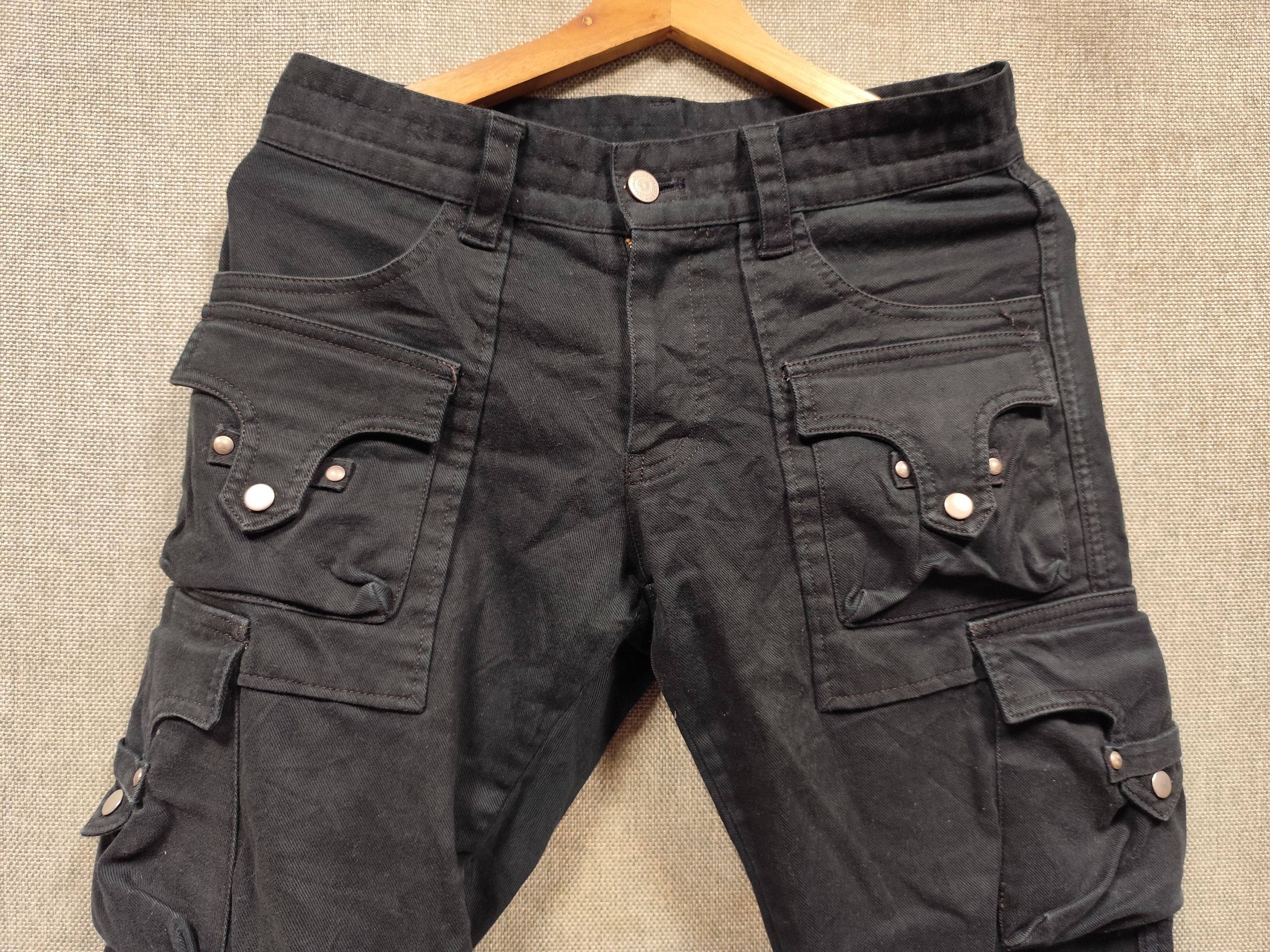 Tornado Mart Multi Pocket Bondage Flare Pants