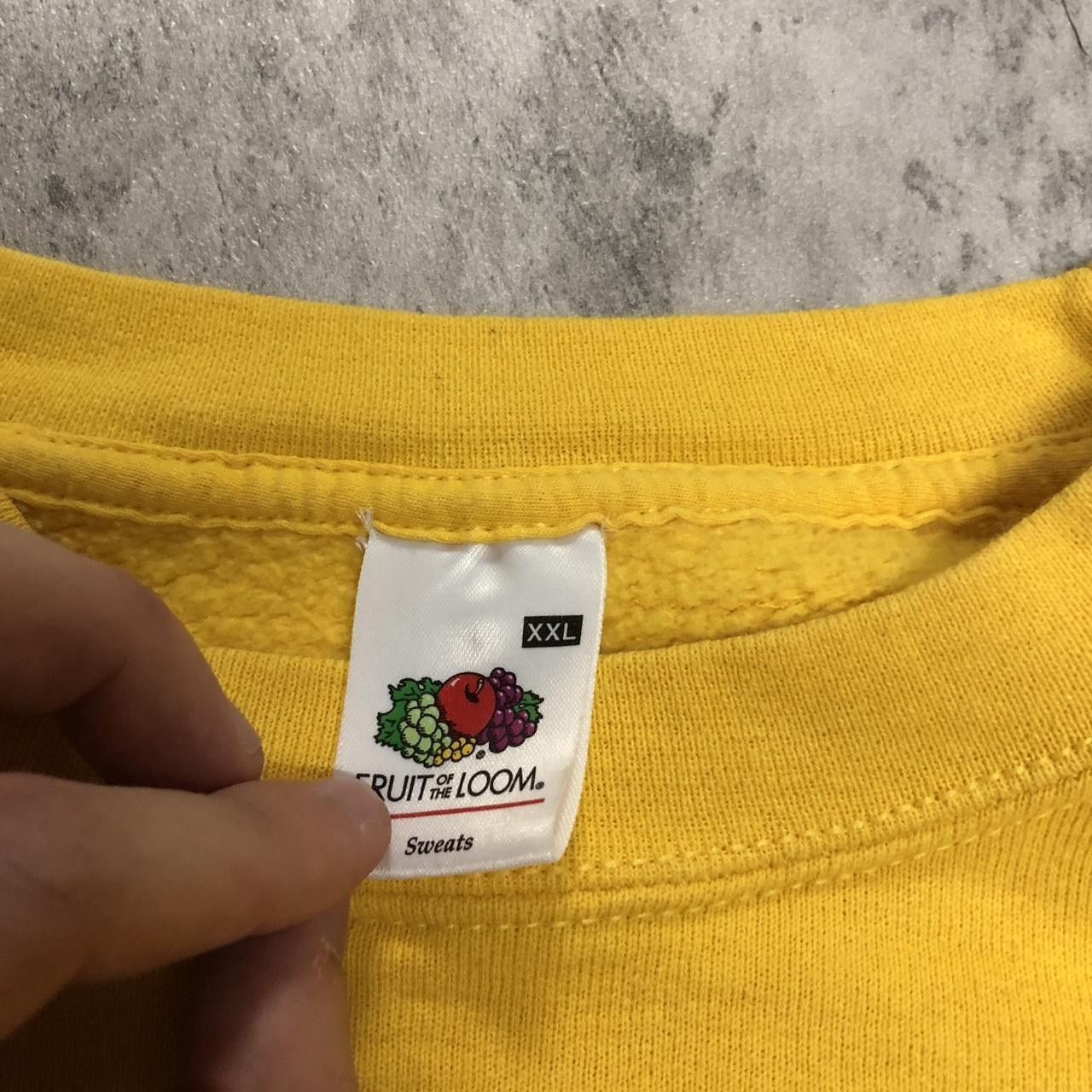 Fruit Of The Loom Yellow Fruit of the Loom crewneck sweatshirt Size US XXL / EU 58 / 5 - 3 Thumbnail