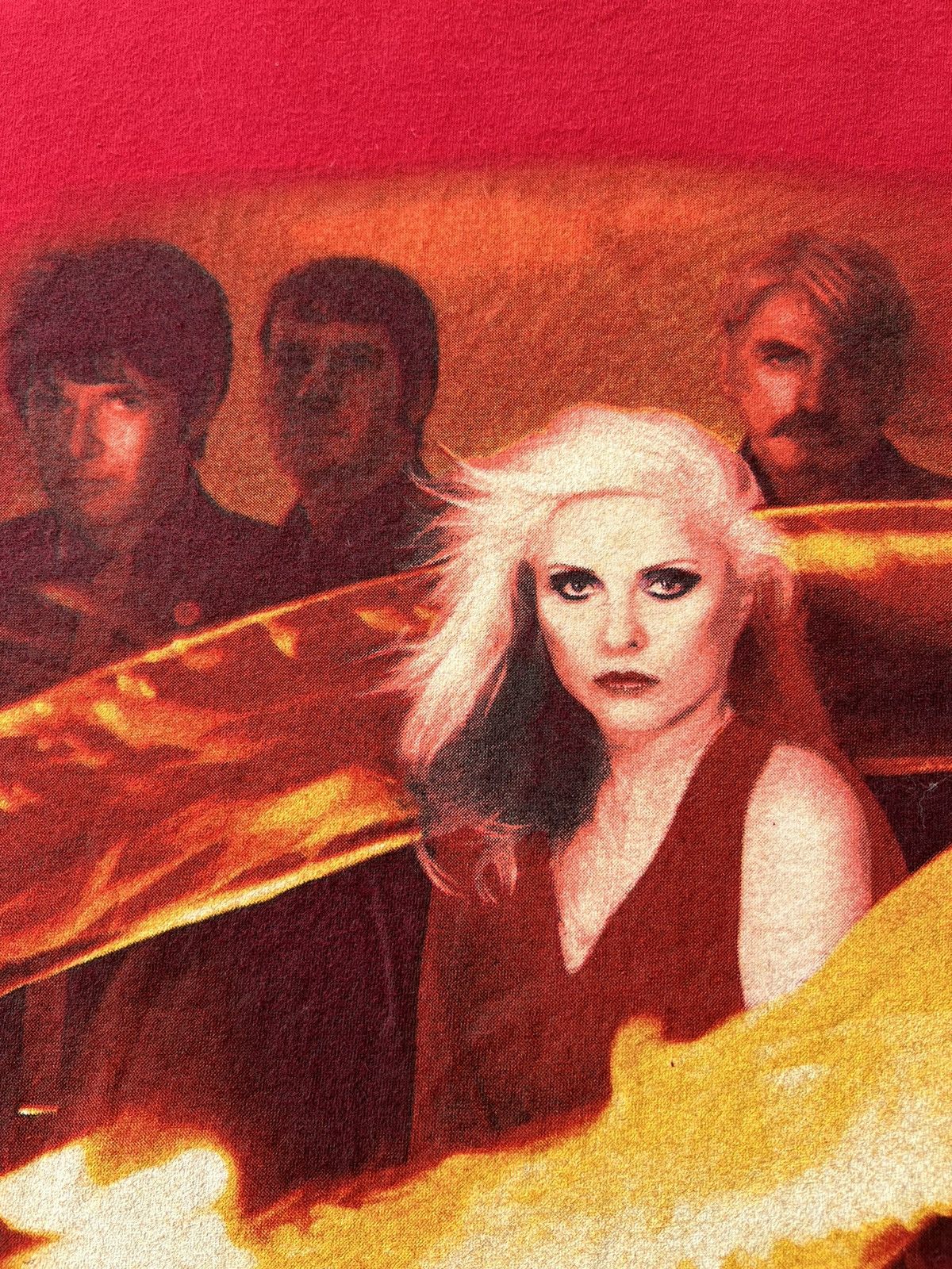 Band Tees Vintage 2003 Blondie The Curse of Blondie Red T-shirt Size US L / EU 52-54 / 3 - 4 Thumbnail