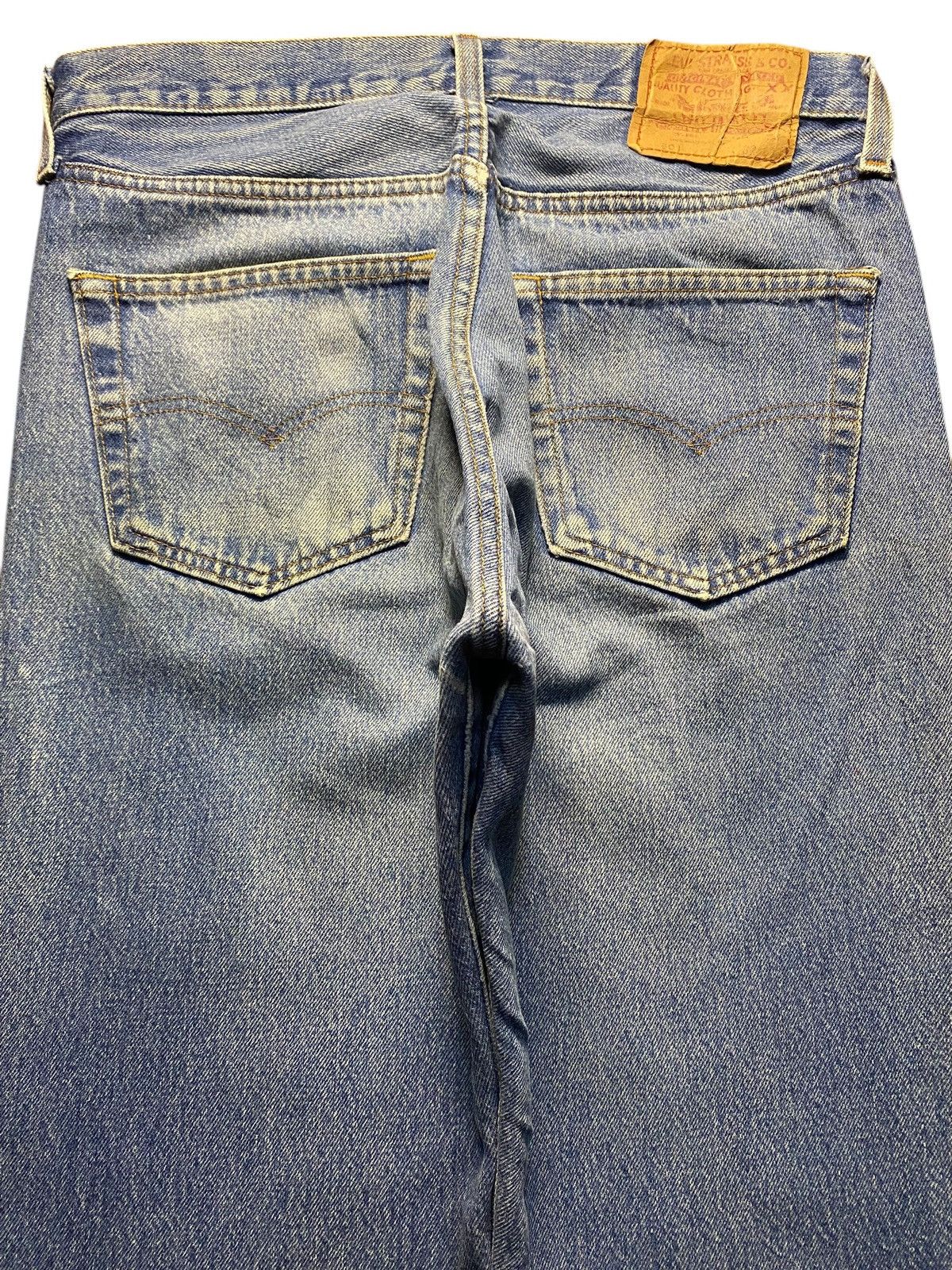 Levi's Vintage Levis 501 80’s ButtonFly 524 Blue Wash Jeans Size US 30 / EU 46 - 4 Thumbnail