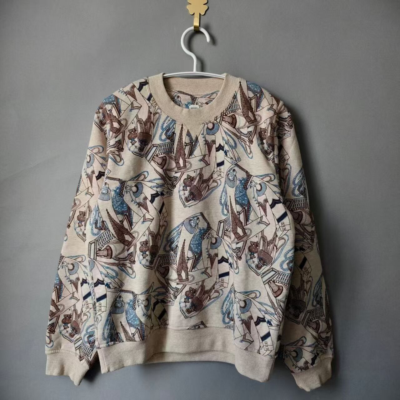 Hermes Hermes Zoharf Sweatshirt with Colorful Design Size XS / US 0-2 / IT 36-38 - 1 Thumbnail