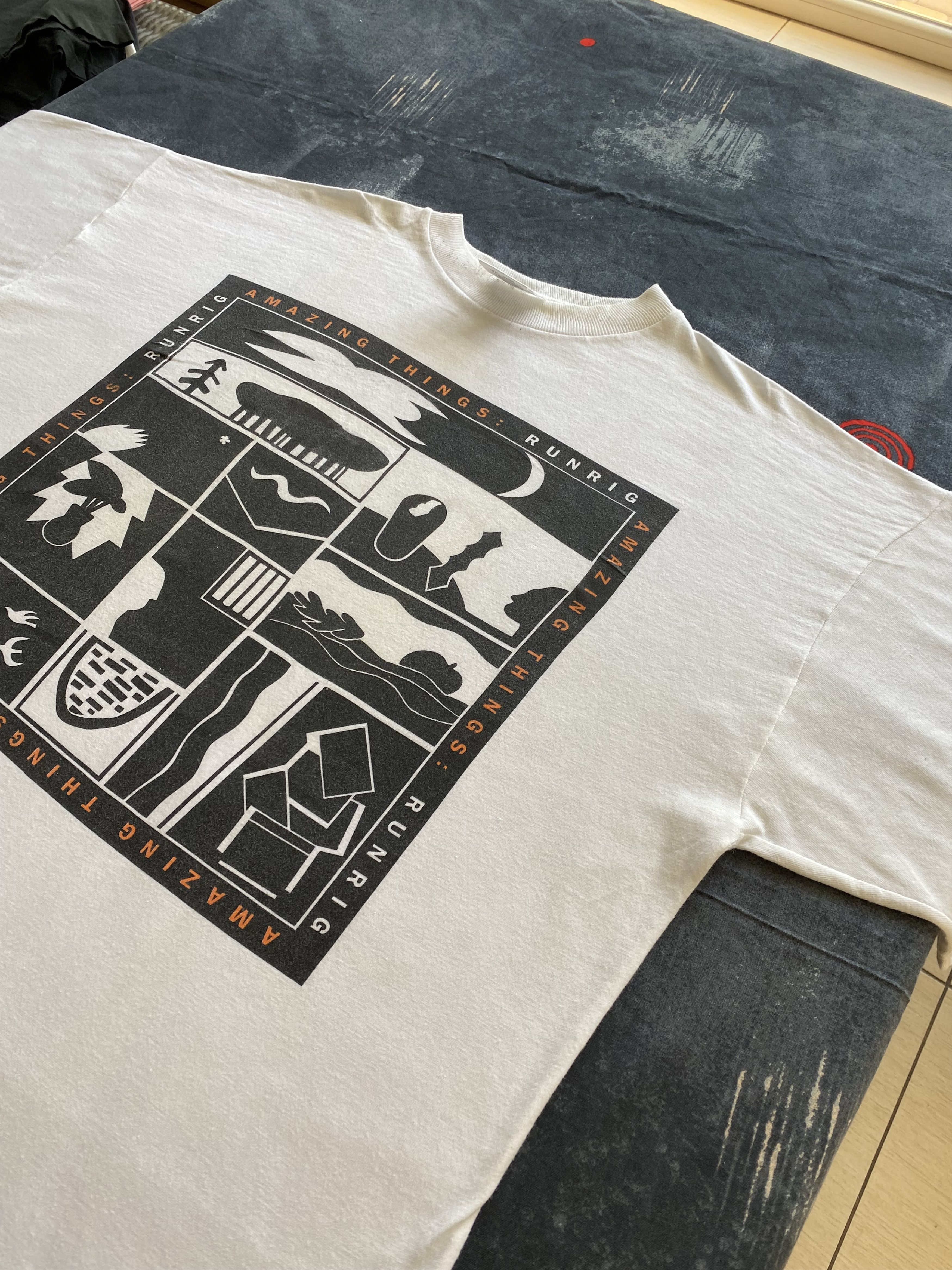 Band Tees Runrig Vintage 1993 Amazing Things Rock Band Tour Tee Size US XL / EU 56 / 4 - 18 Thumbnail