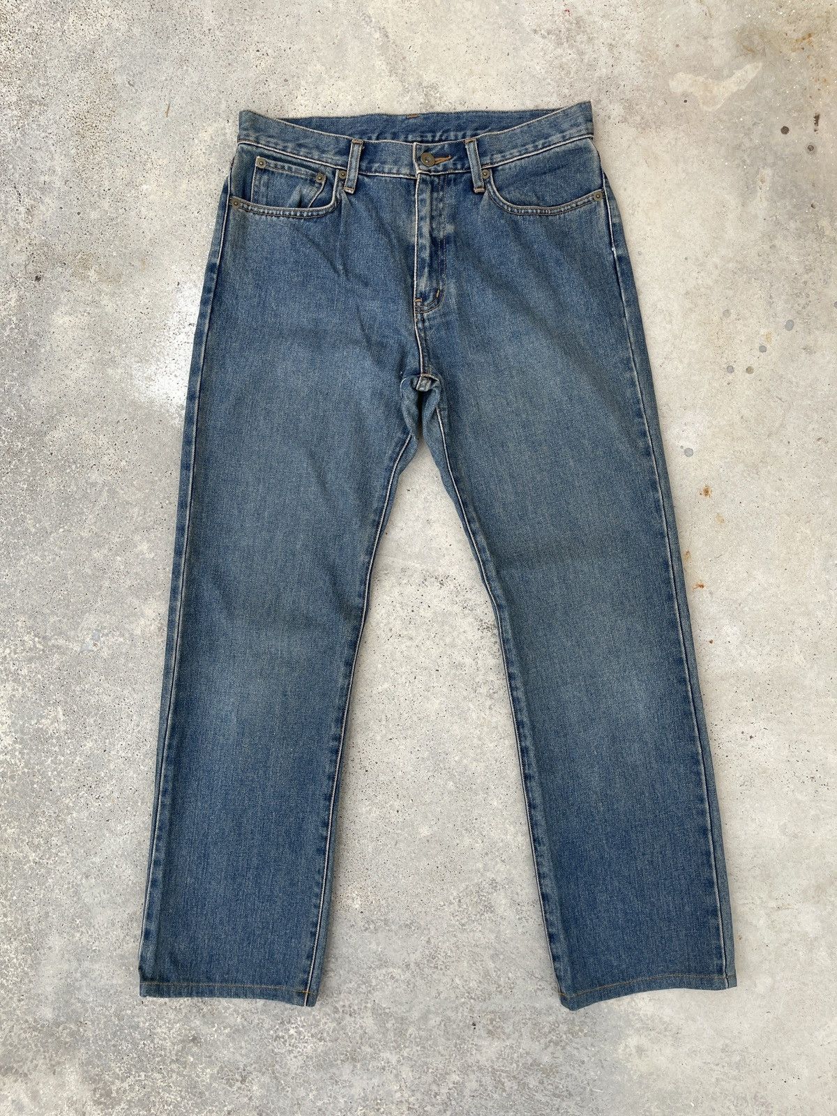 Uniqlo × Vintage Vintage Uniqlo Faded Blue Denim Jeans Size US 32 / EU 48 - 1 Thumbnail