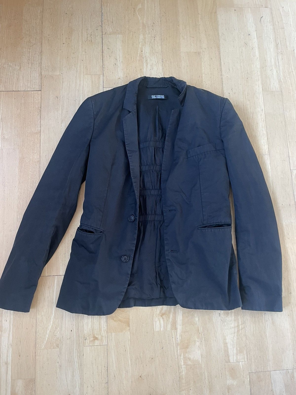 Raf Simons Raf Simons s/s 2008 bungee cord cotton black 48