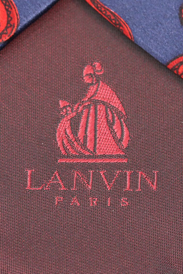 Lanvin Lanvin Paris Vintage Silk Tie Size ONE SIZE - 4 Thumbnail