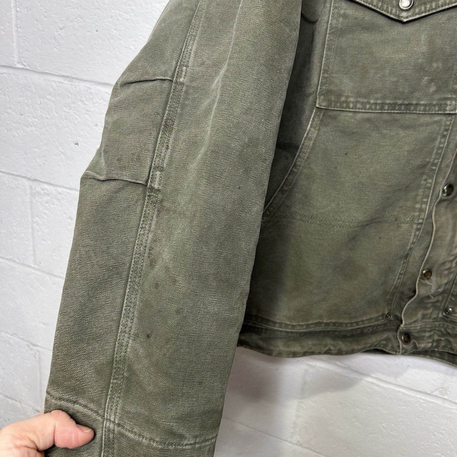 Carhartt Carhartt Canvas Fleece-Lined Berwick Jacket “Moss Green” Size US XL / EU 56 / 4 - 5 Thumbnail