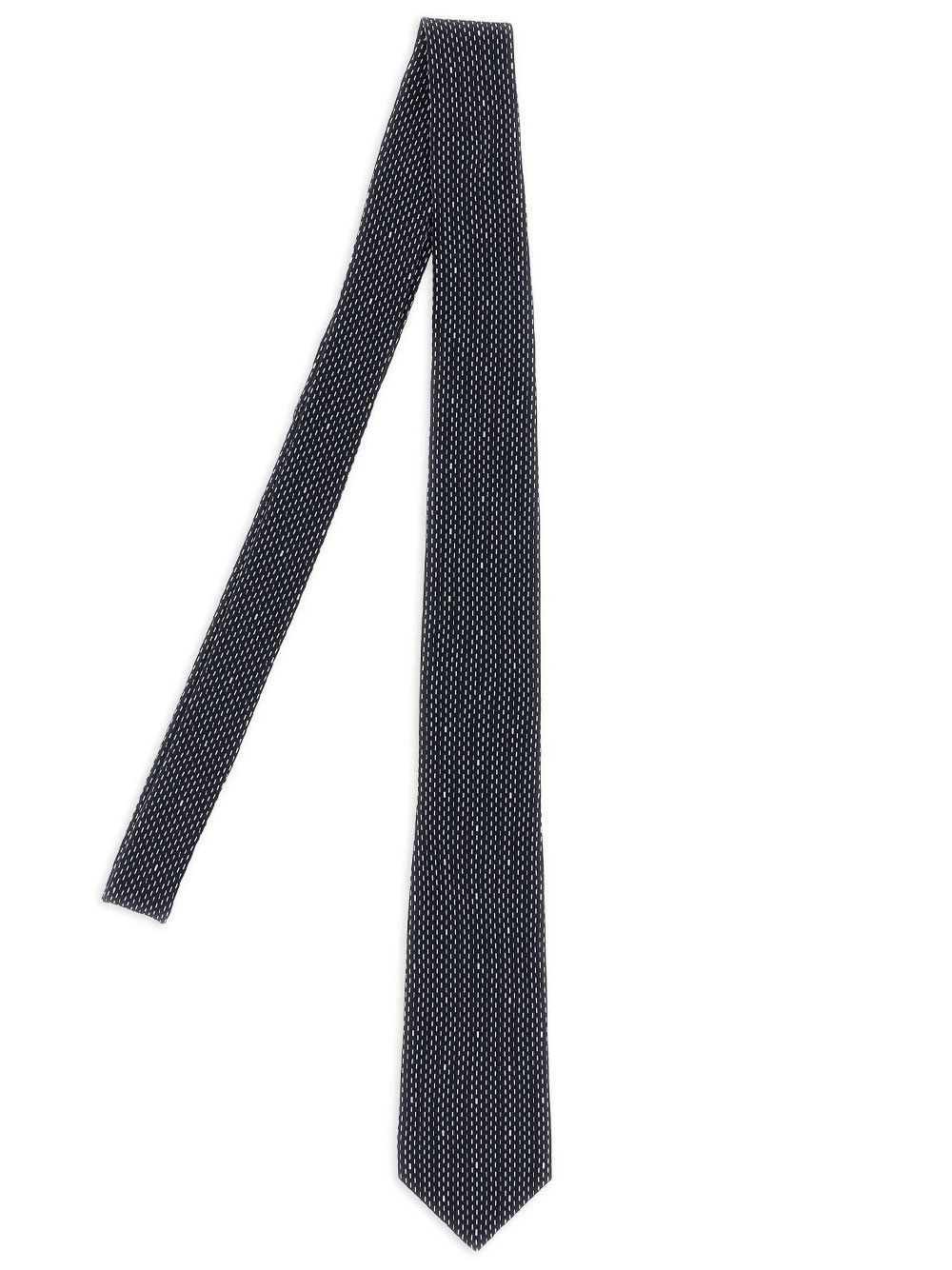 Dotted Tie In Silk Crepe, Women's