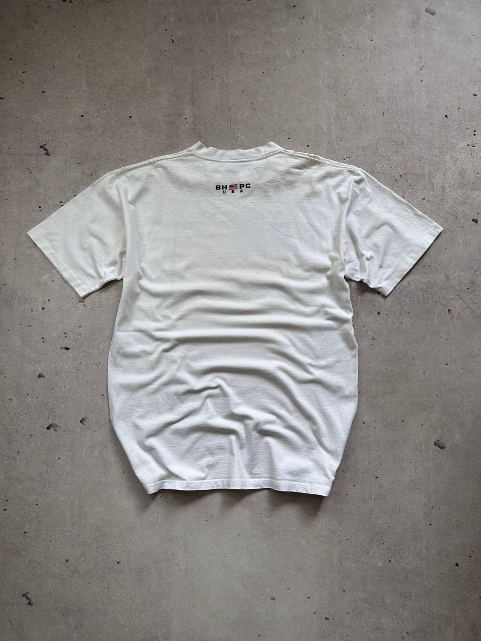 Polo Ralph Lauren × Vintage Ralph Lauren Polo Club Beverly Hills Vintage Tee USA Flag Size US XXL / EU 58 / 5 - 6 Thumbnail