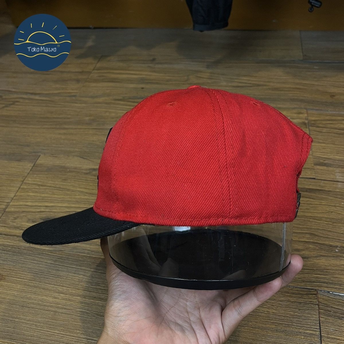 Adidas × Vintage Adidas Originals Snapback - Red & Black Iconic Trefoil Hat Size ONE SIZE - 2 Thumbnail
