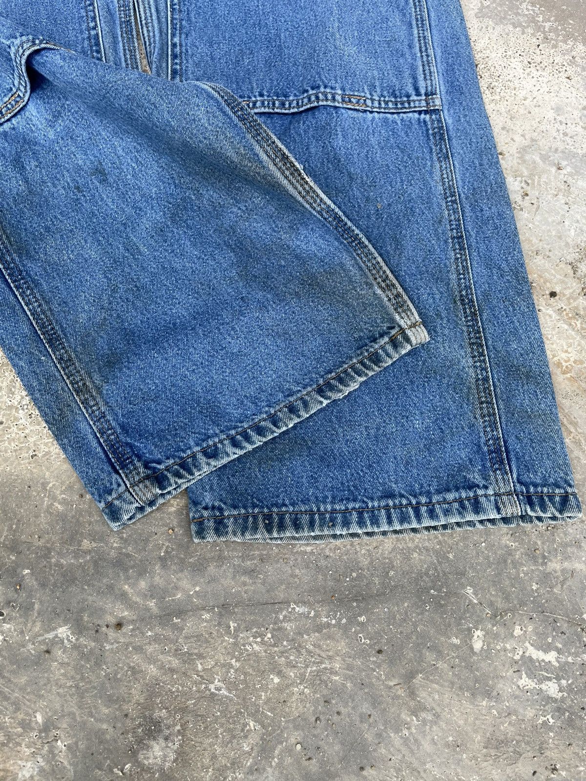 Carhartt Vintage 80s Carhartt Double Knee Jeans Denim size 32x44 Size US 32 / EU 48 - 13 Thumbnail