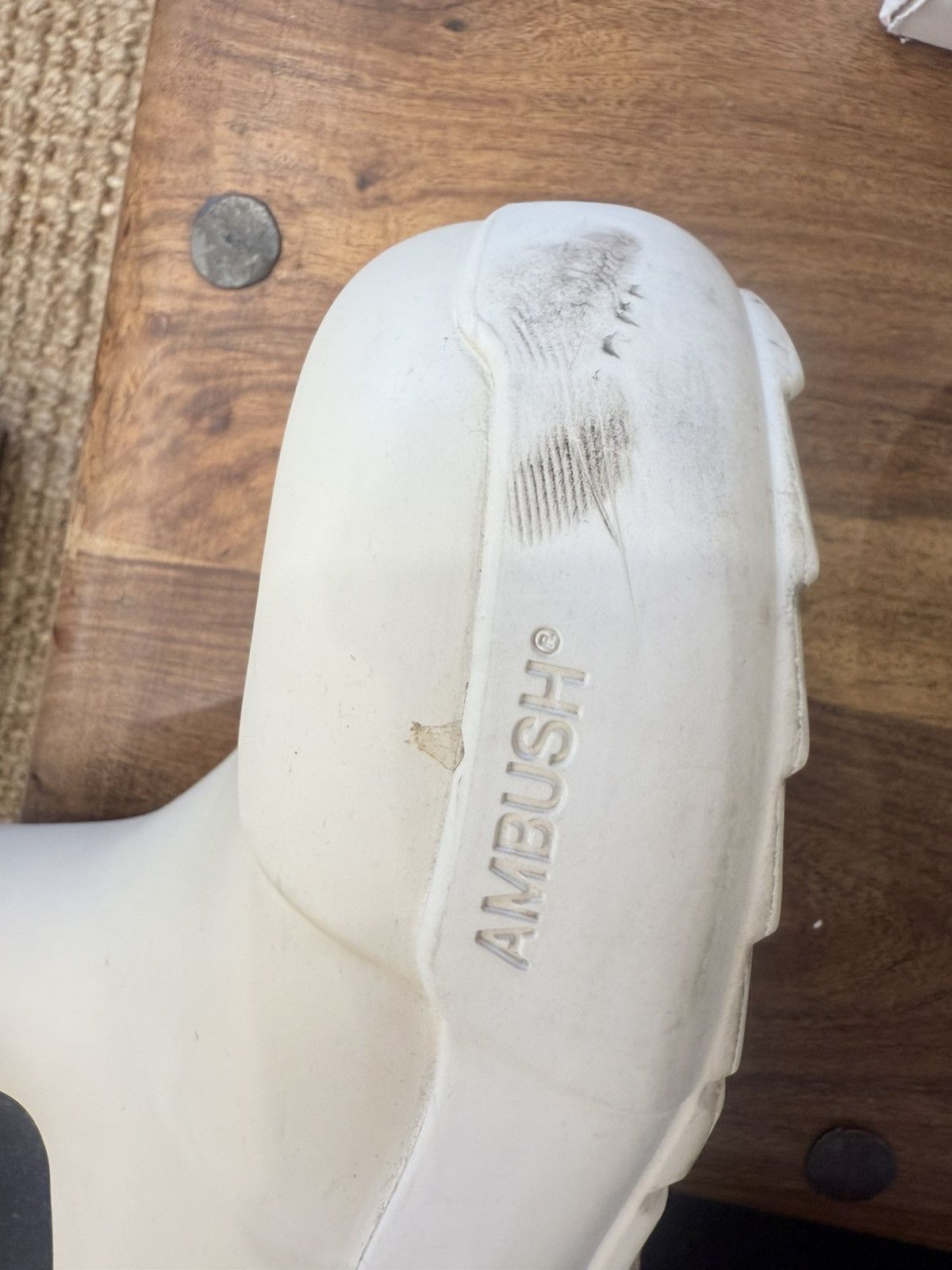 Ambush Design Ambush rubber boots white Size US 8 / EU 41 - 9 Thumbnail