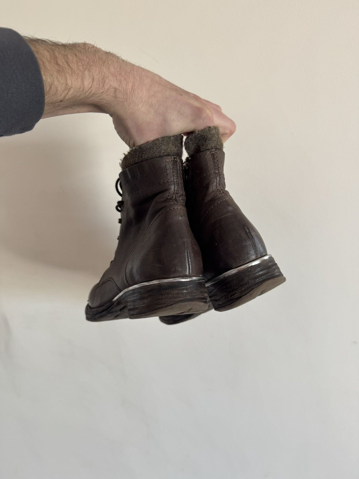 A.S.98 × Vintage AS98 A.S.98 Airstep 37 leather zip biker shoes boots cowboy Size US 7 / IT 37 - 25 Thumbnail