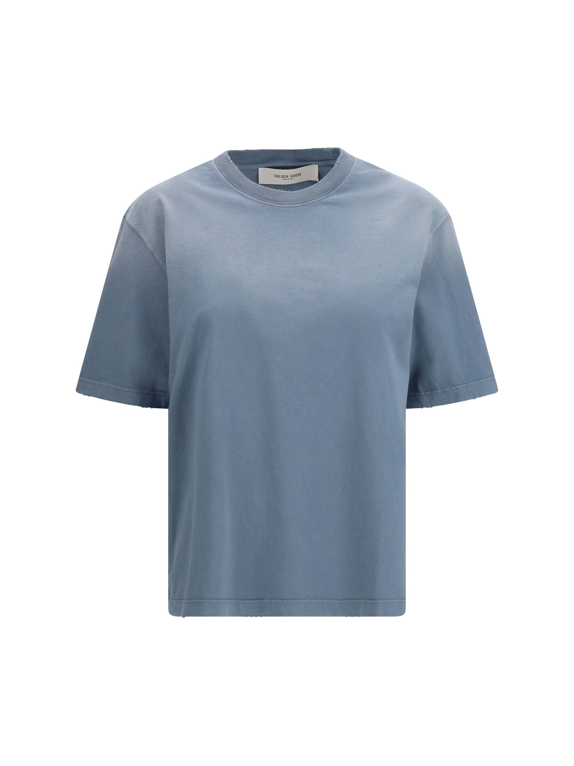 Golden Goose T-Shirt crewneck with logo patch Size S / US 4 / IT 40 - 1 Thumbnail