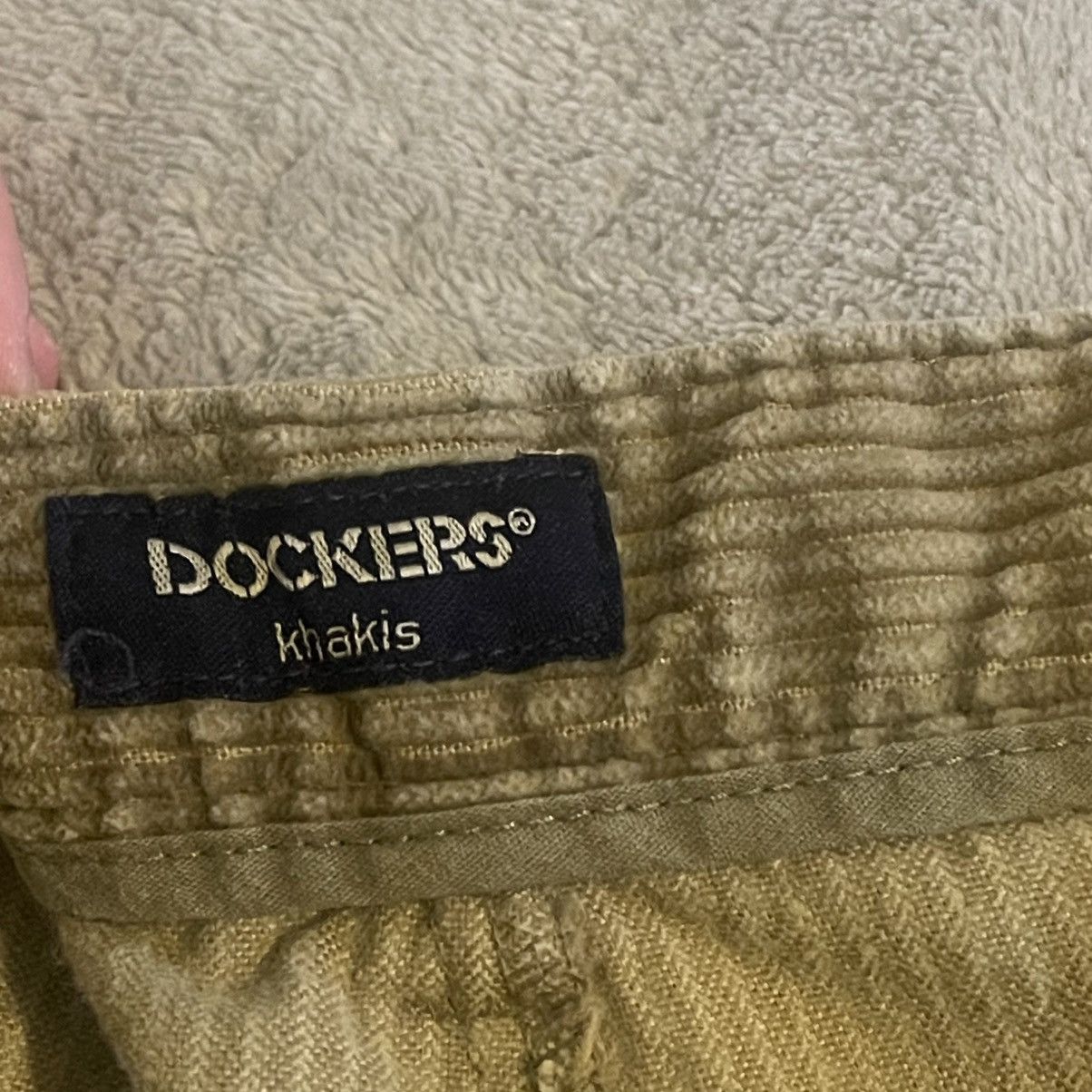 Dockers Vintage 90s Dockers Khakis Mens 44x32 Tan Corduroy Pants Size US 41 - 3 Thumbnail