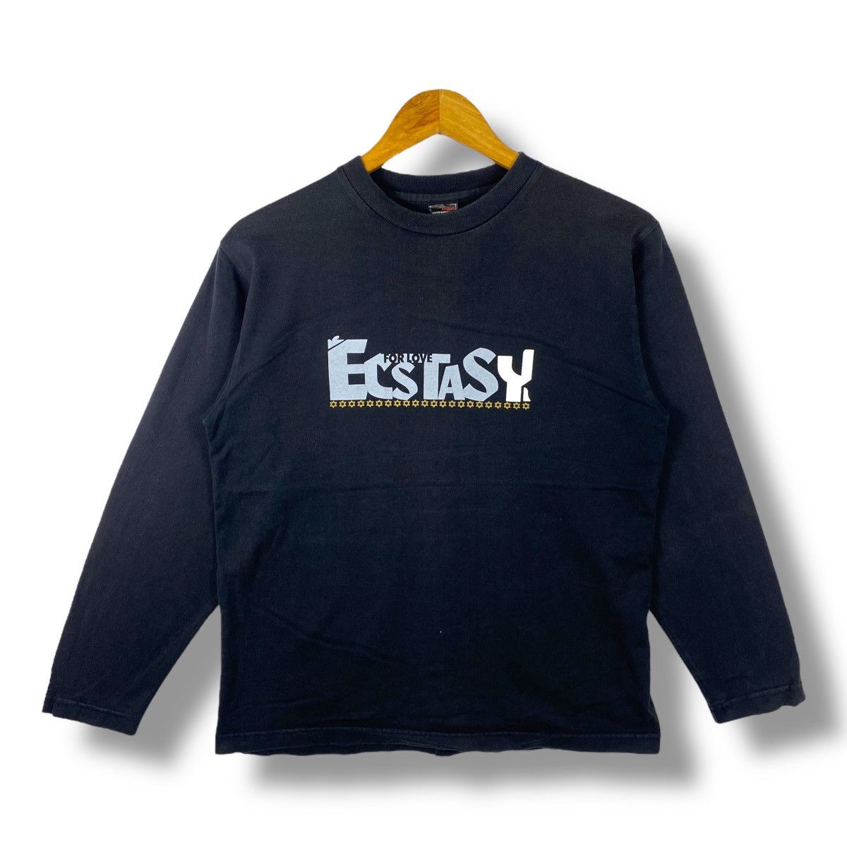 Japanese Brand Vintage ECSTASY FOR LOVE Crash Your Xxx Longsleeve Faded Tee Size US M / EU 48-50 / 2 - 1 Thumbnail