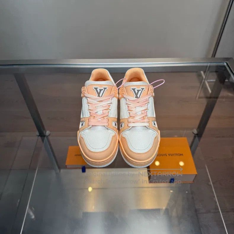 Louis Vuitton Louis Vuitton Trainer New Orange shoes Size US 5.5 / IT 35.5 - 1 Thumbnail