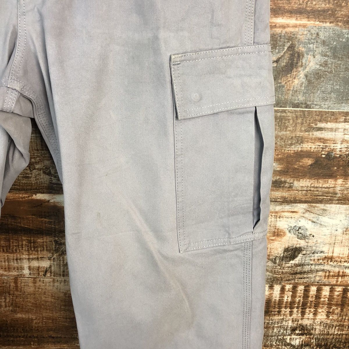 Carhartt DL Carhatt Grey Cargo Multipocket Pants #C109 Size US 32 / EU 48 - 11 Thumbnail