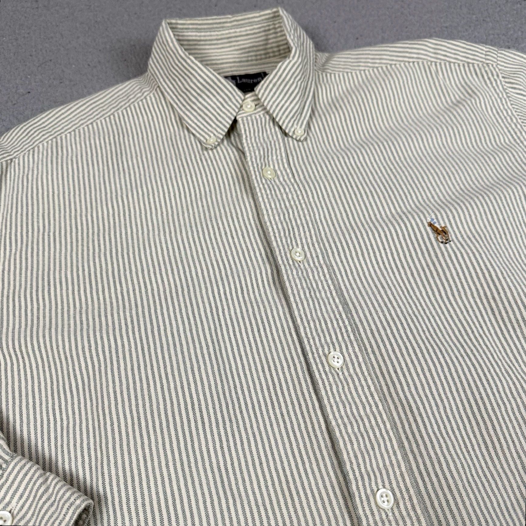 Ralph Lauren Ralph Lauren Shirt Mens 16 32 Multicolor Striped Button-Down Collared Dress Shirt Size US L / EU 52-54 / 3 - 6 Thumbnail