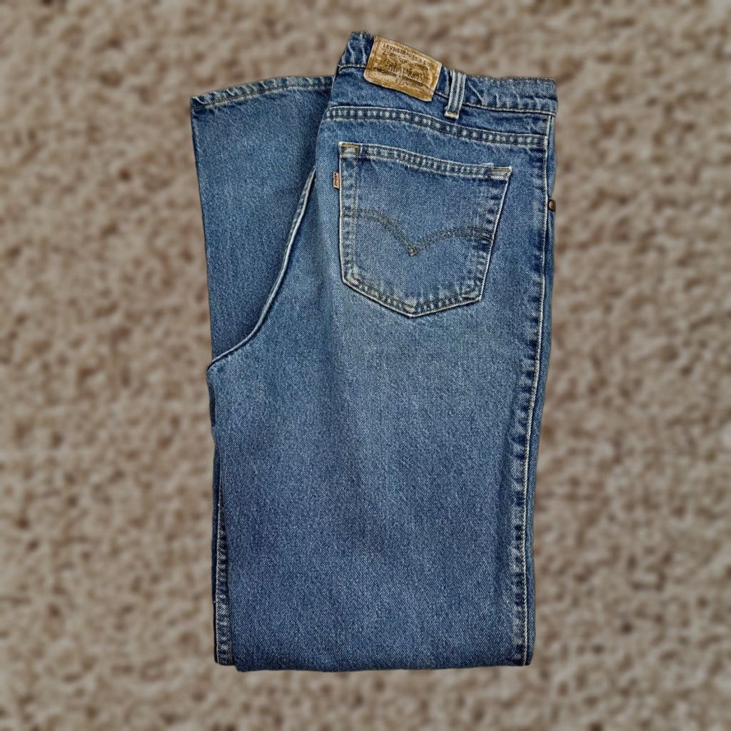 Levi's VTG Levi's Jeans Signature Regular 530 Bootcut 36x34 USA Made Mens Blue 1990s Vintage 90s USA Levi's 500 Series Jeans Size US 36 / EU 52 - 1 Thumbnail