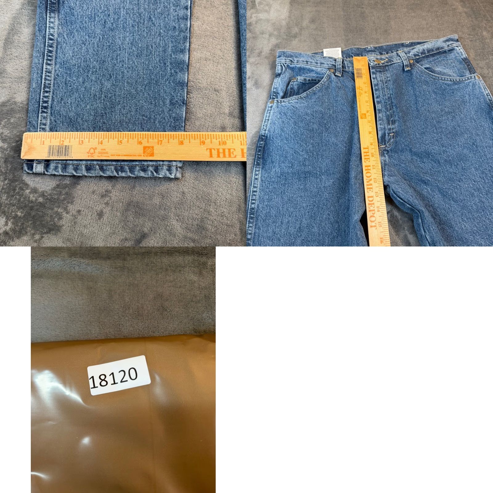 Wrangler Wrangler Jeans Men 36x34 Blues 10WB9020GI Classic Fit Denim Straight 5-Pocket Zip Fly Button NWT Blue Jeans Reg 36 Inseam 34 Size US 36 / EU 52 - 8 Thumbnail