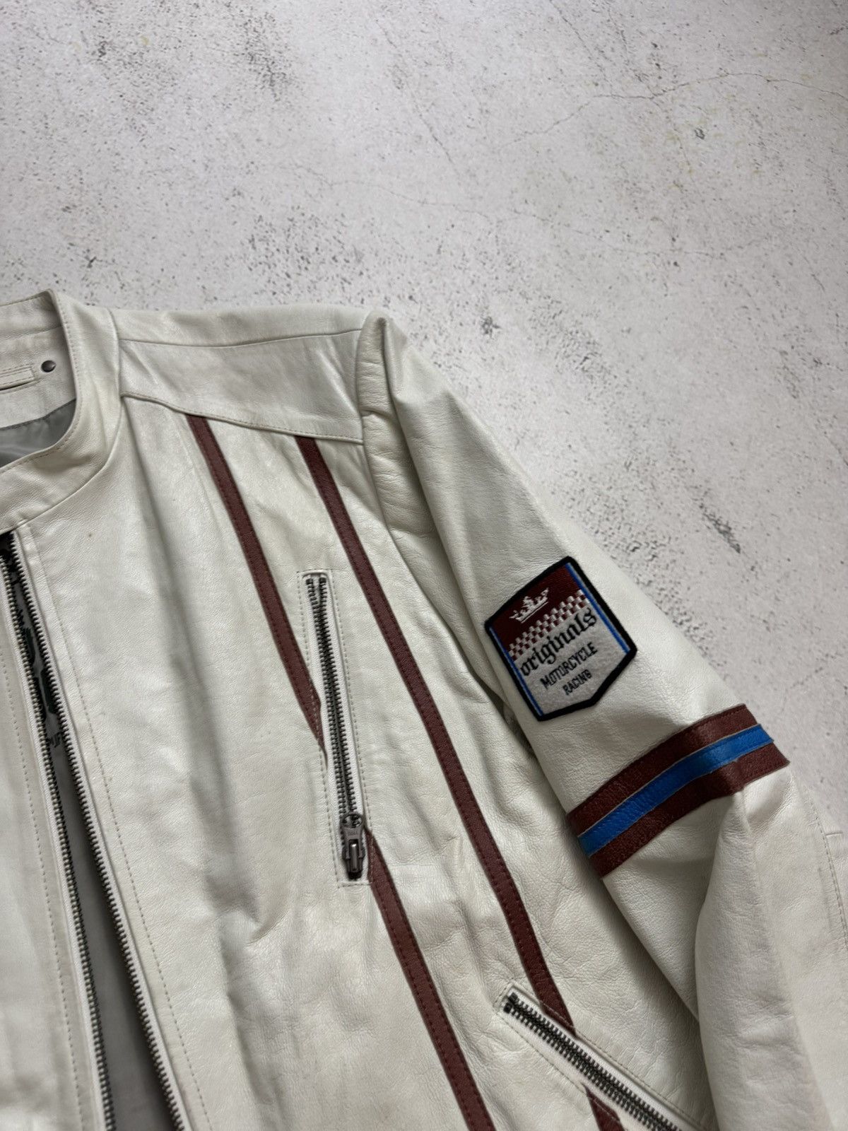Angelo Litrico Angelo Litrico Knoxville Motorcycle Racing Leather Jacket Size US M / EU 48-50 / 2 - 7 Thumbnail