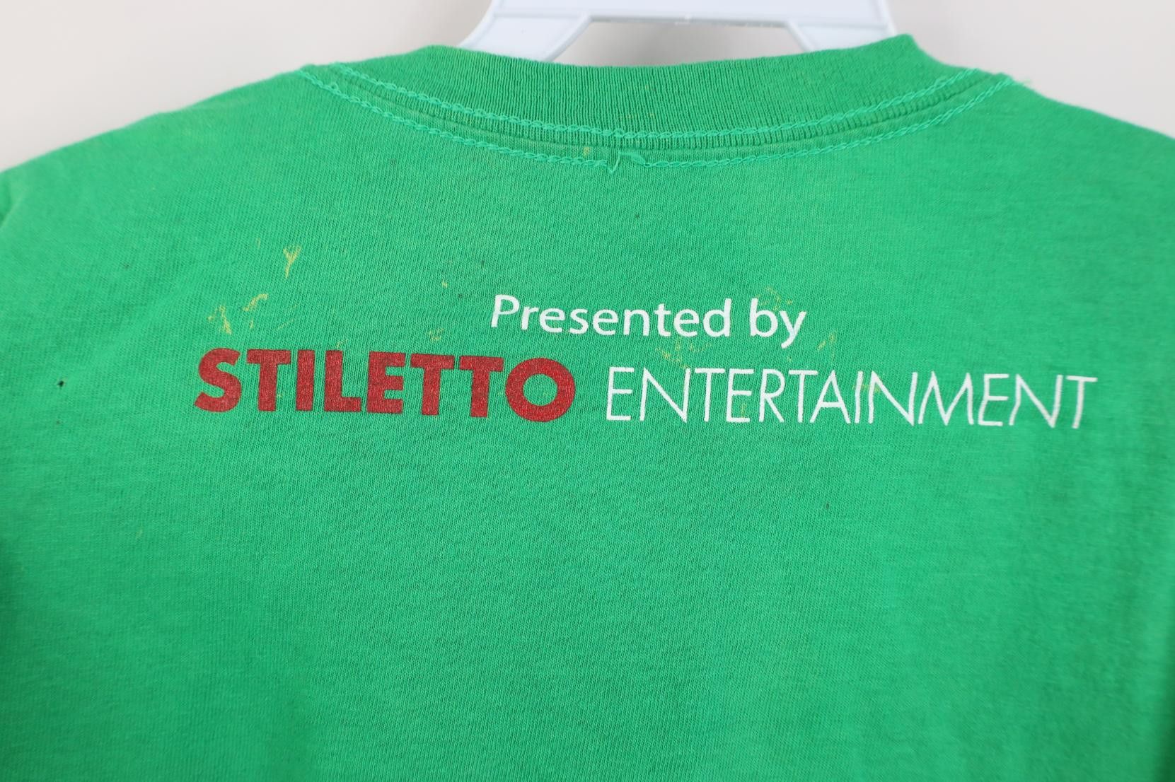 Vintage Vintage Crew The Last Tour Barry Manilow Band T-Shirt Green Size US XL / EU 56 / 4 - 13 Thumbnail
