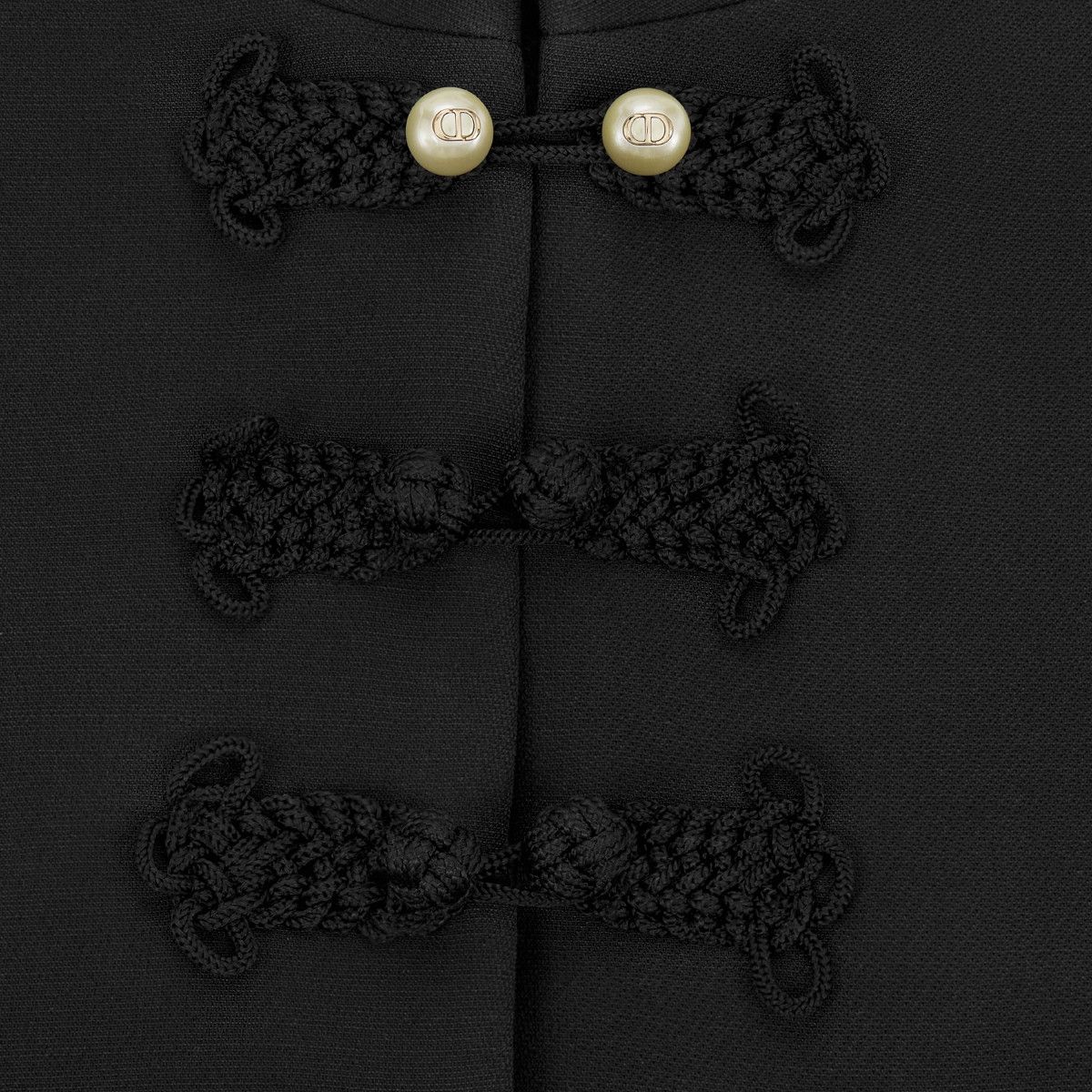 Dior o1bcso1str0225 Brandenburg Fitted Jacket in Black Size L / US 10 / IT 46 - 3 Thumbnail