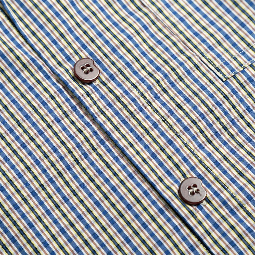Japanese Brand × Vintage American retro men's loose vertical striped plaid shirt Size US L / EU 52-54 / 3 - 3 Thumbnail