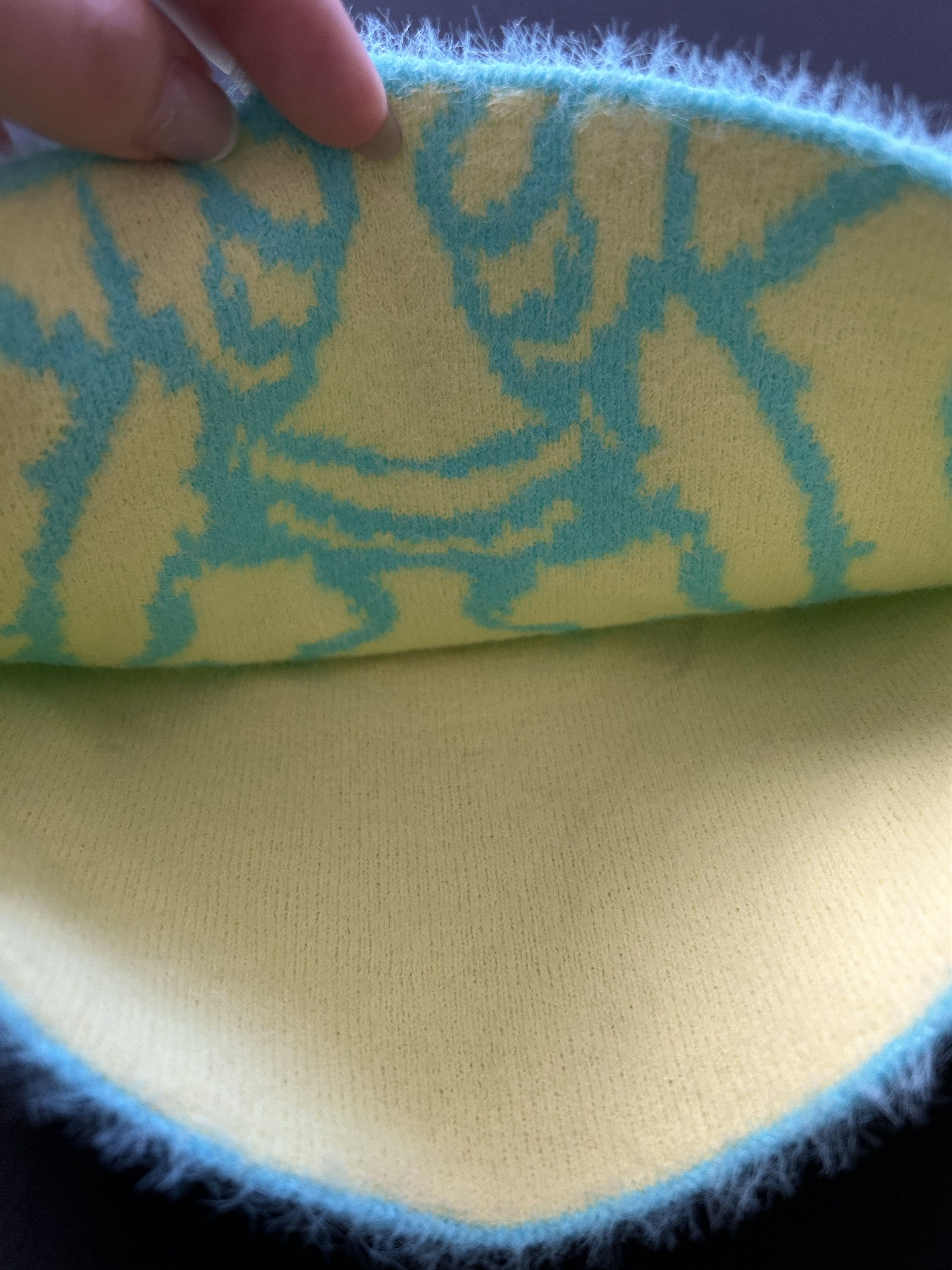 Japanese Brand Deadstock Chief Keef Glo Gang No Cuff Mohair Beanie Hat Size ONE SIZE - 6 Thumbnail