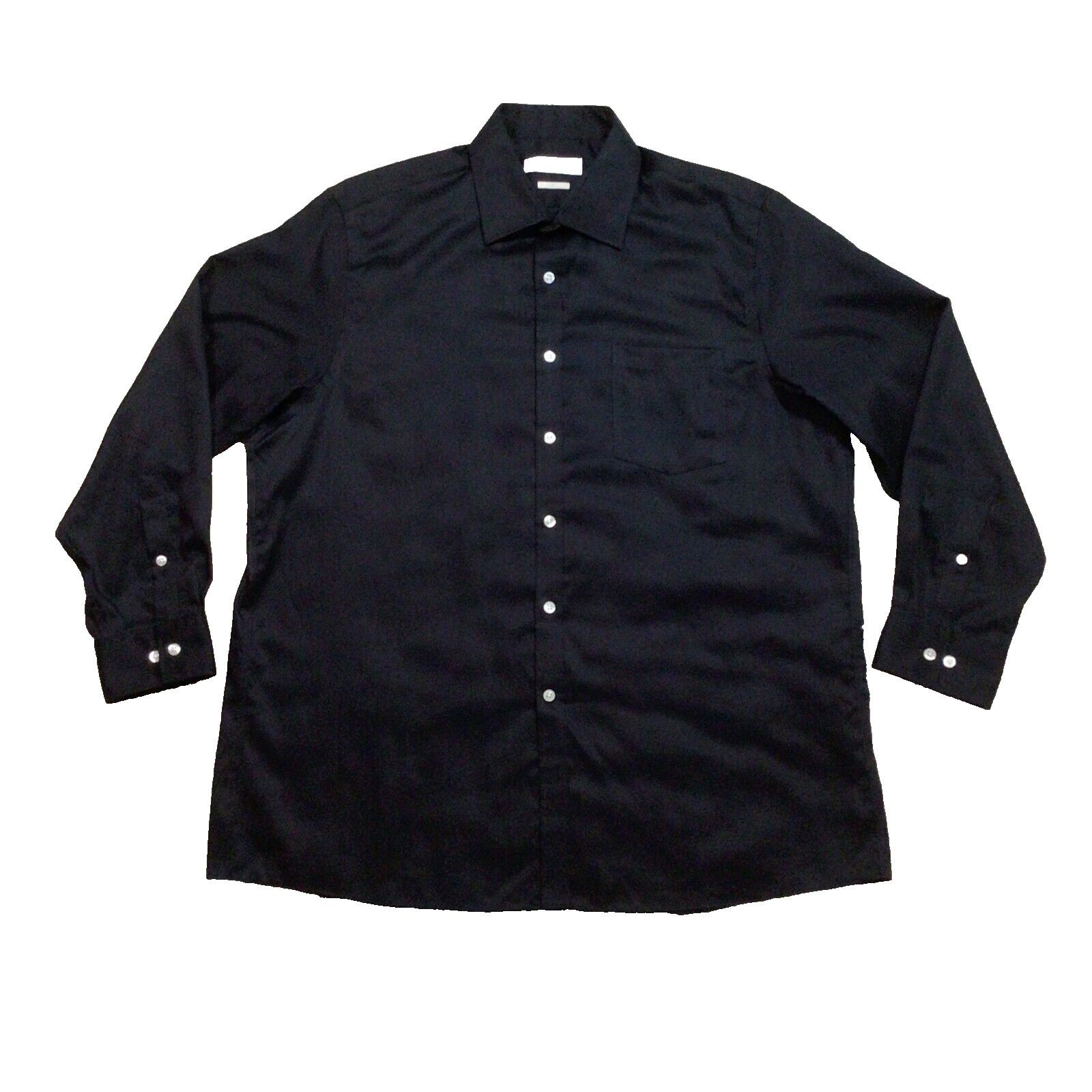 Michael Kors Michael Kors Black No Iron Button Down Dress Shirt 17 32/33 Size US XL / EU 56 / 4 - 1 Thumbnail