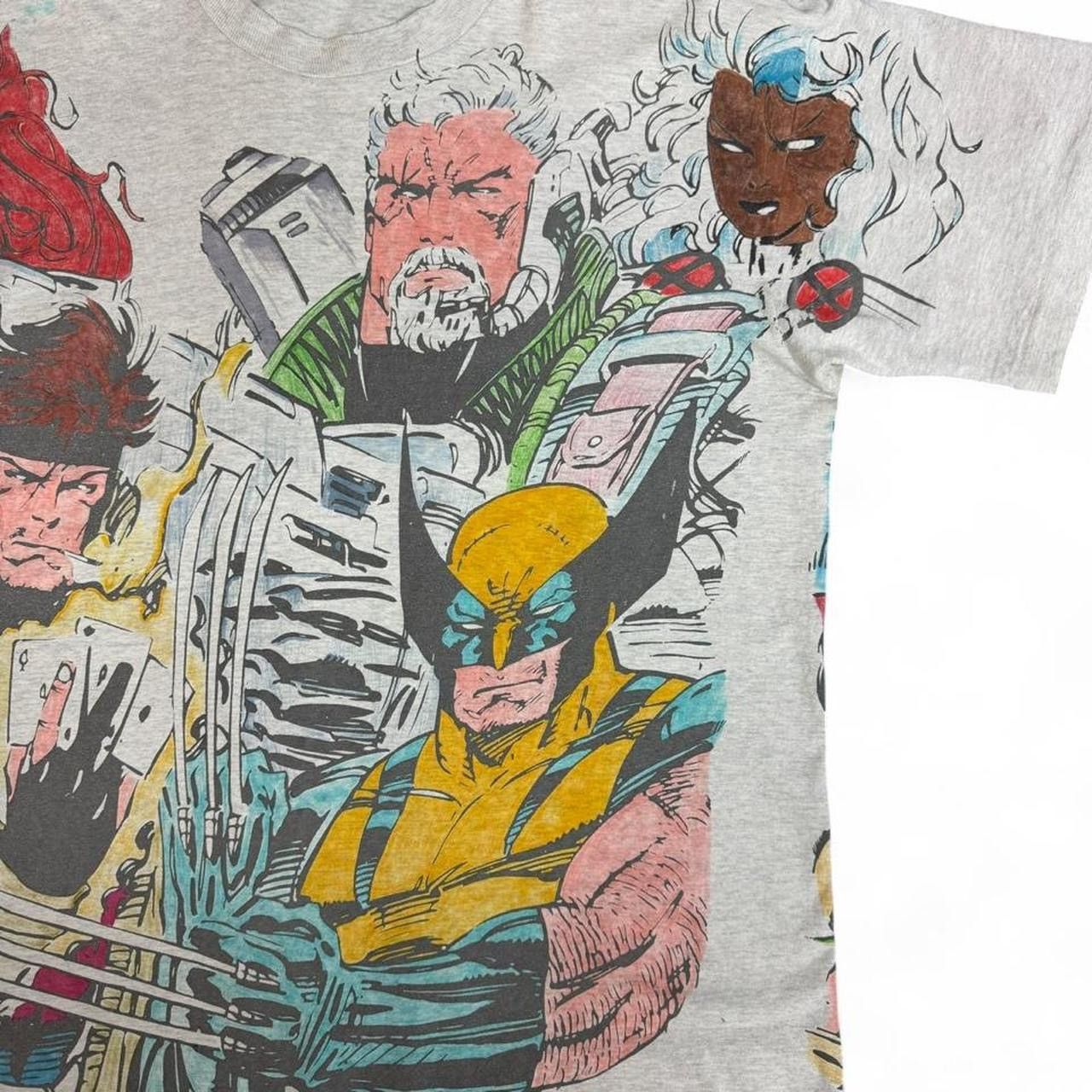 Fruit Of The Loom 1993 Marvel Comics X-Men hand painted print T-shirt size XL Size US XL / EU 56 / 4 - 3 Thumbnail