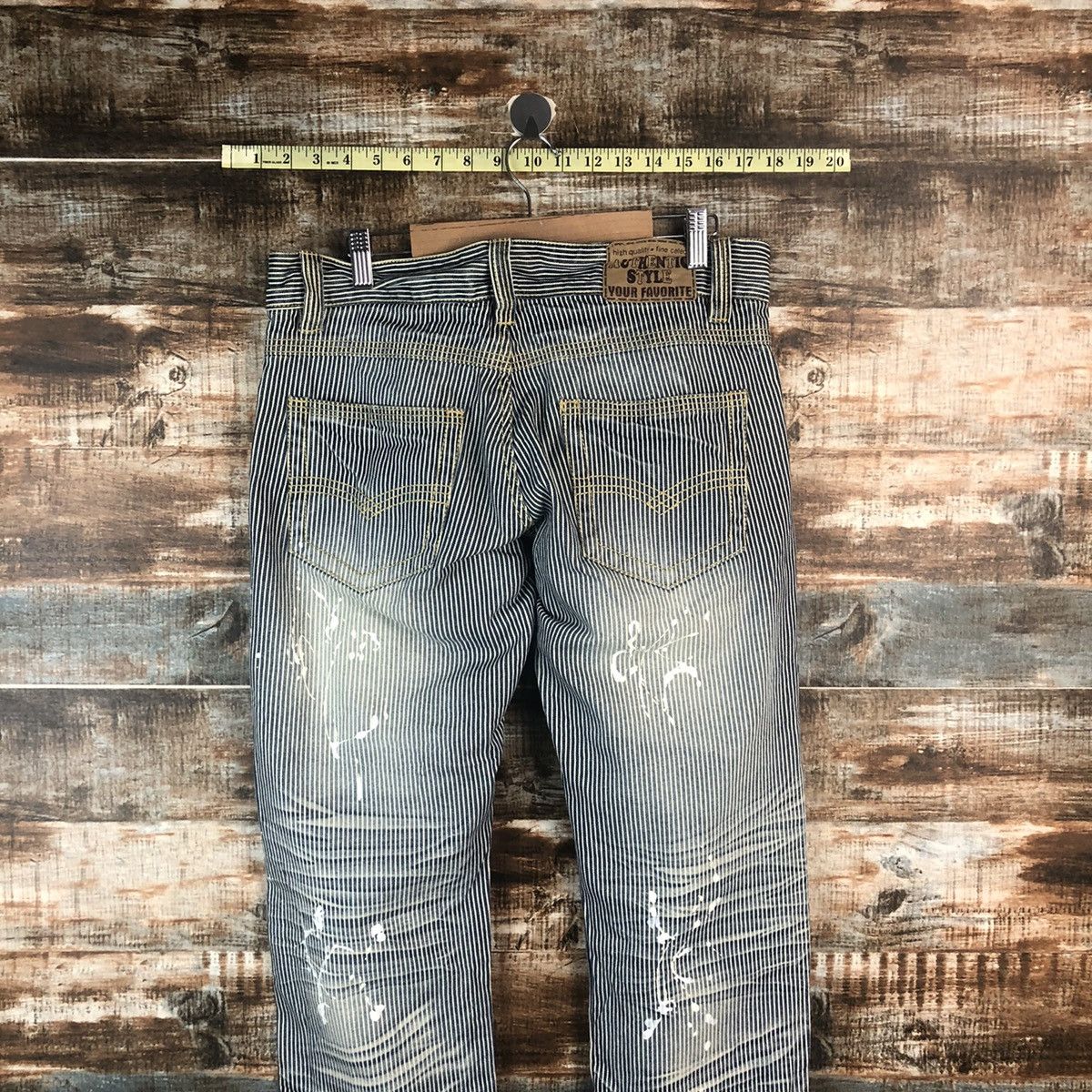 Japanese Brand Japanese Brand vintage tactical Stripe White Pants #A2121 Size US 32 / EU 48 - 13 Thumbnail
