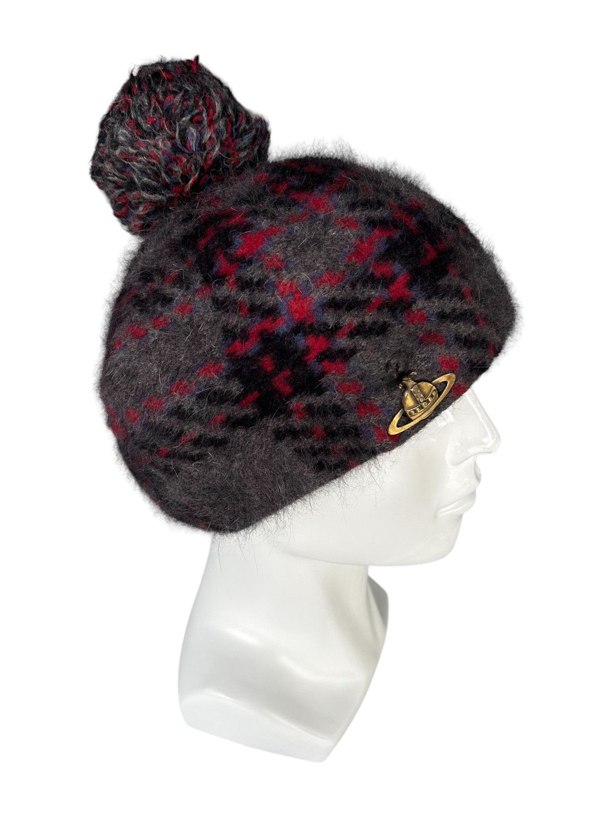 Vivienne Westwood Vivienne Westwood Orb Logo Mohair Wool Hats 