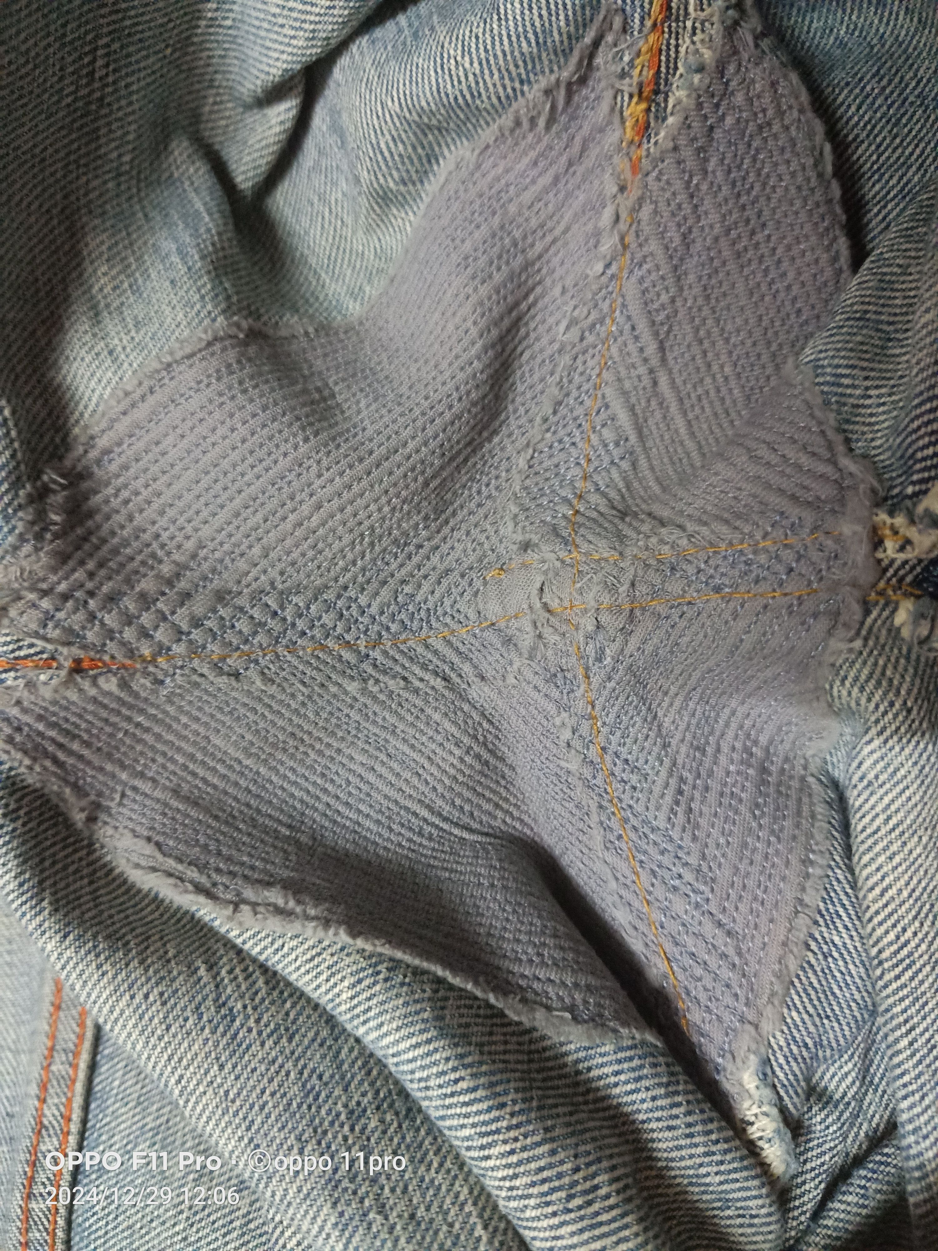 45rpm × Japanese Brand 45 Rpm Denim SunFaded Vintage Distressdenim Size US 34 / EU 50 - 11 Thumbnail