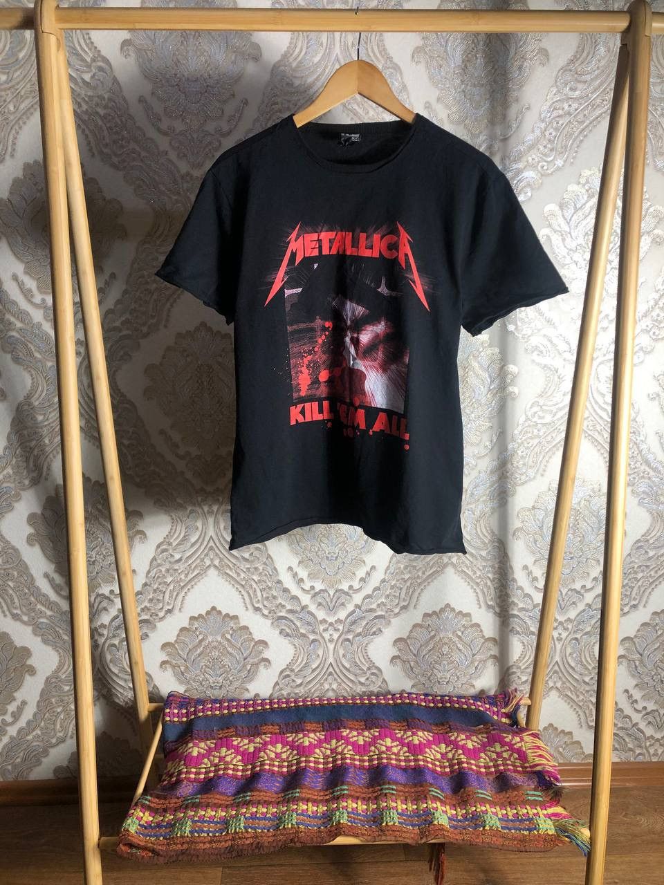 Metallica × Vintage VERY RARE METALLICA KILL’EM ALL BIG LOGO ROCK T-SHIRT BAND Size US L / EU 52-54 / 3 - 1 Thumbnail